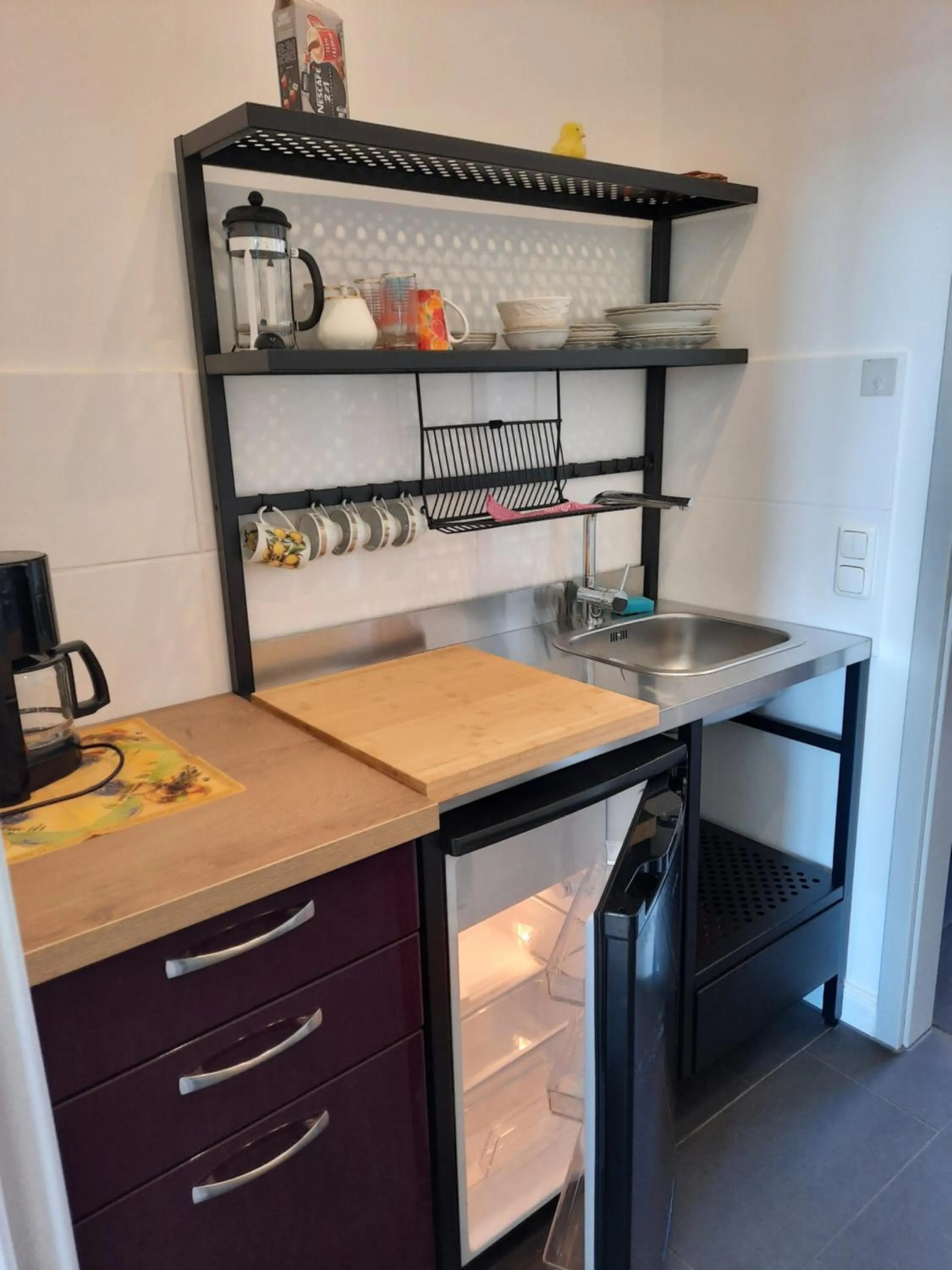 Kitchen or kitchenette in City Apartments Magdeburg