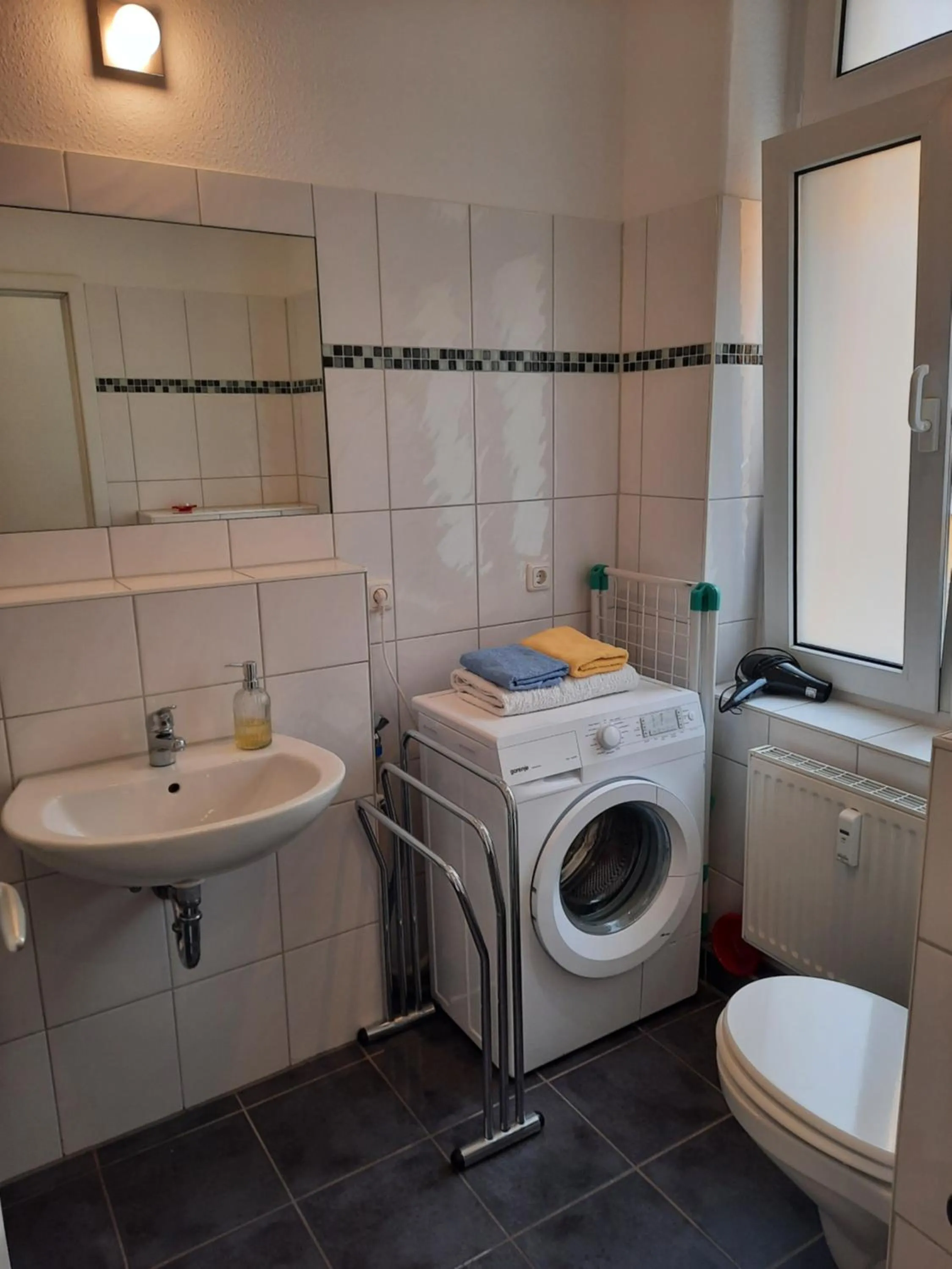 Bathroom in City Apartments Magdeburg