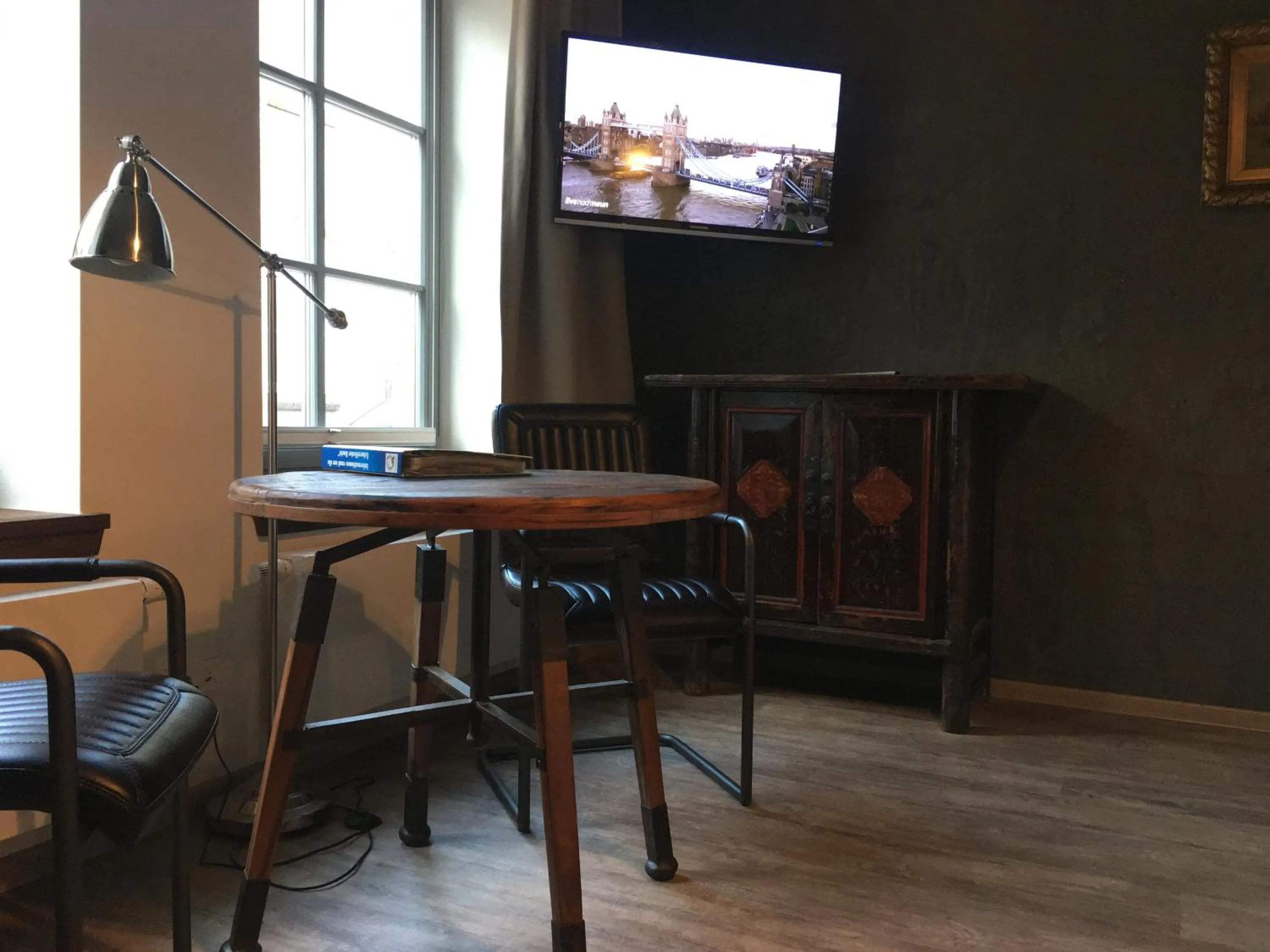 Seating area in Hugos Haus & Berthas Haus