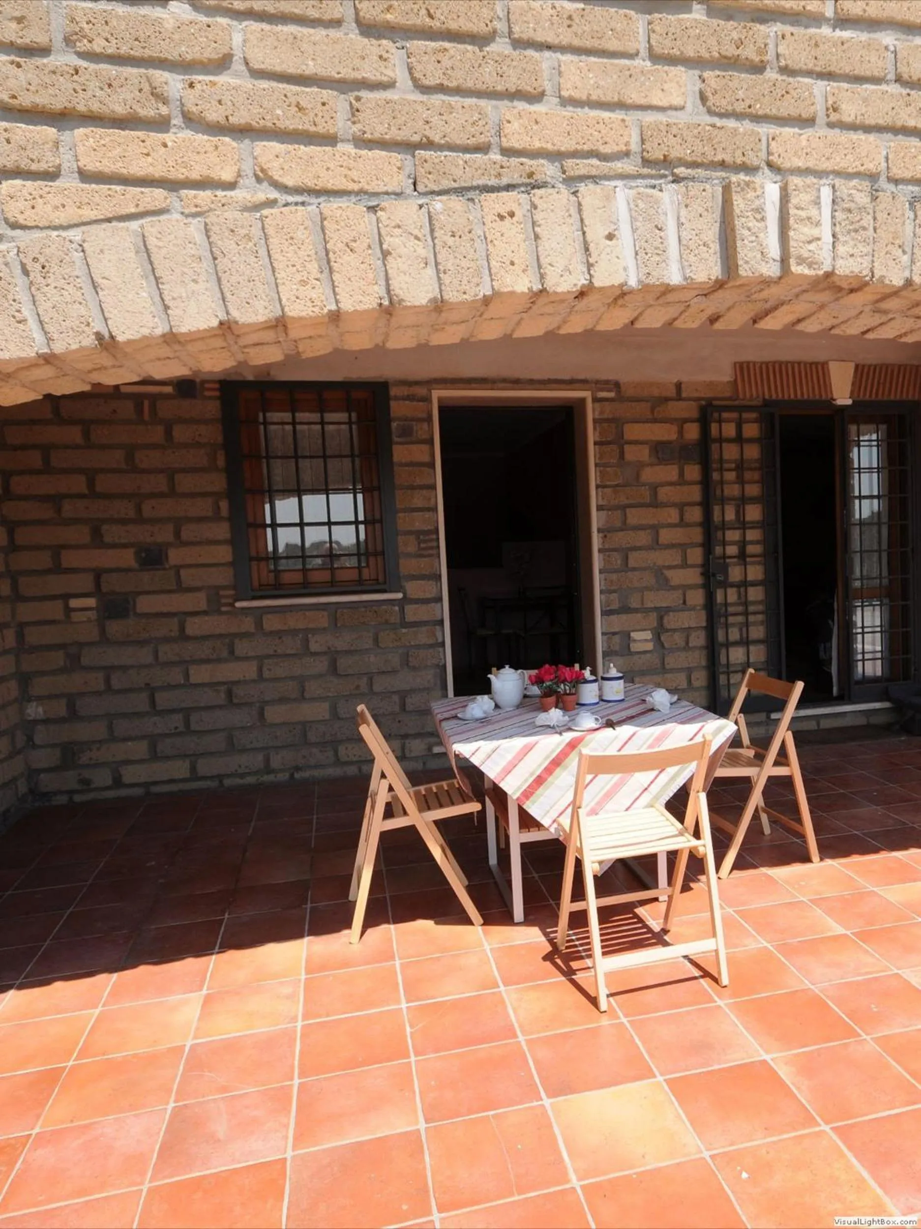 Patio in B&B Le Colline Country House
