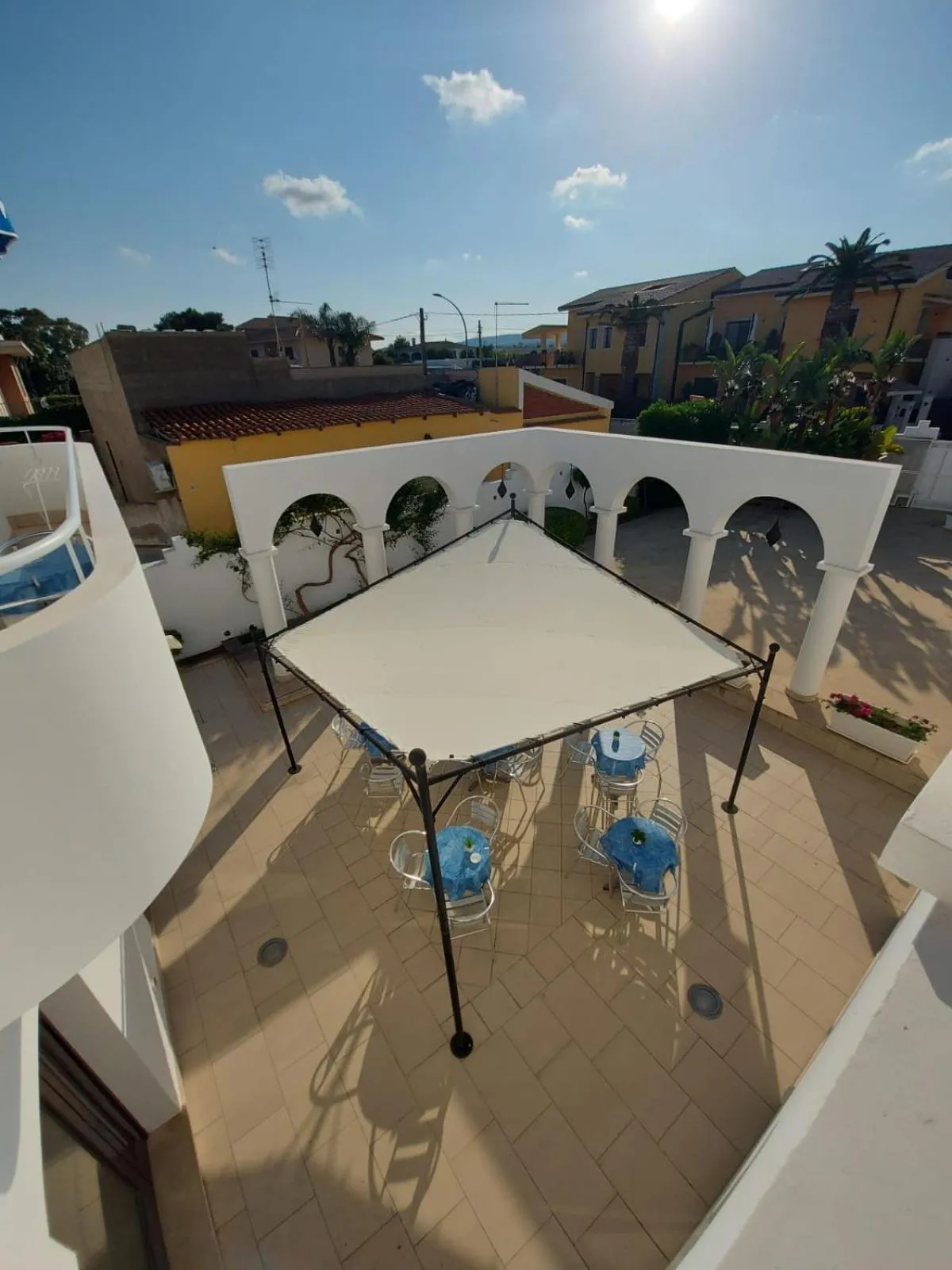 Patio in Hotel Villa Ionia