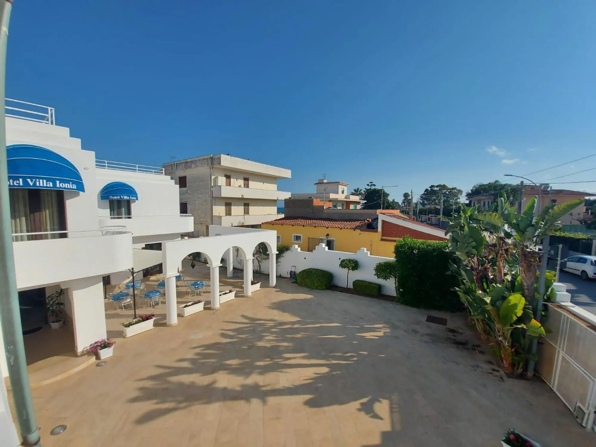 Patio in Hotel Villa Ionia