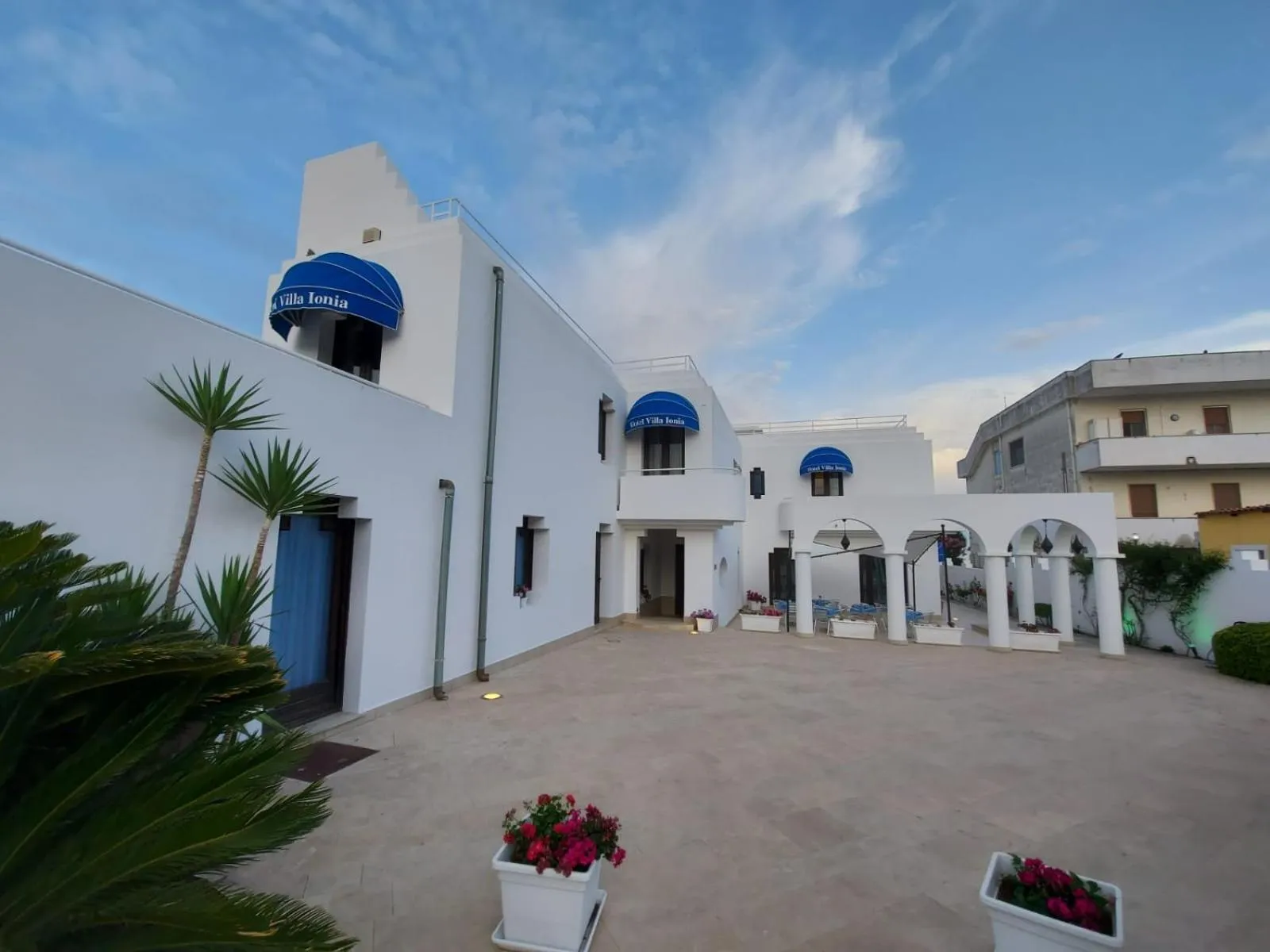 Patio in Hotel Villa Ionia