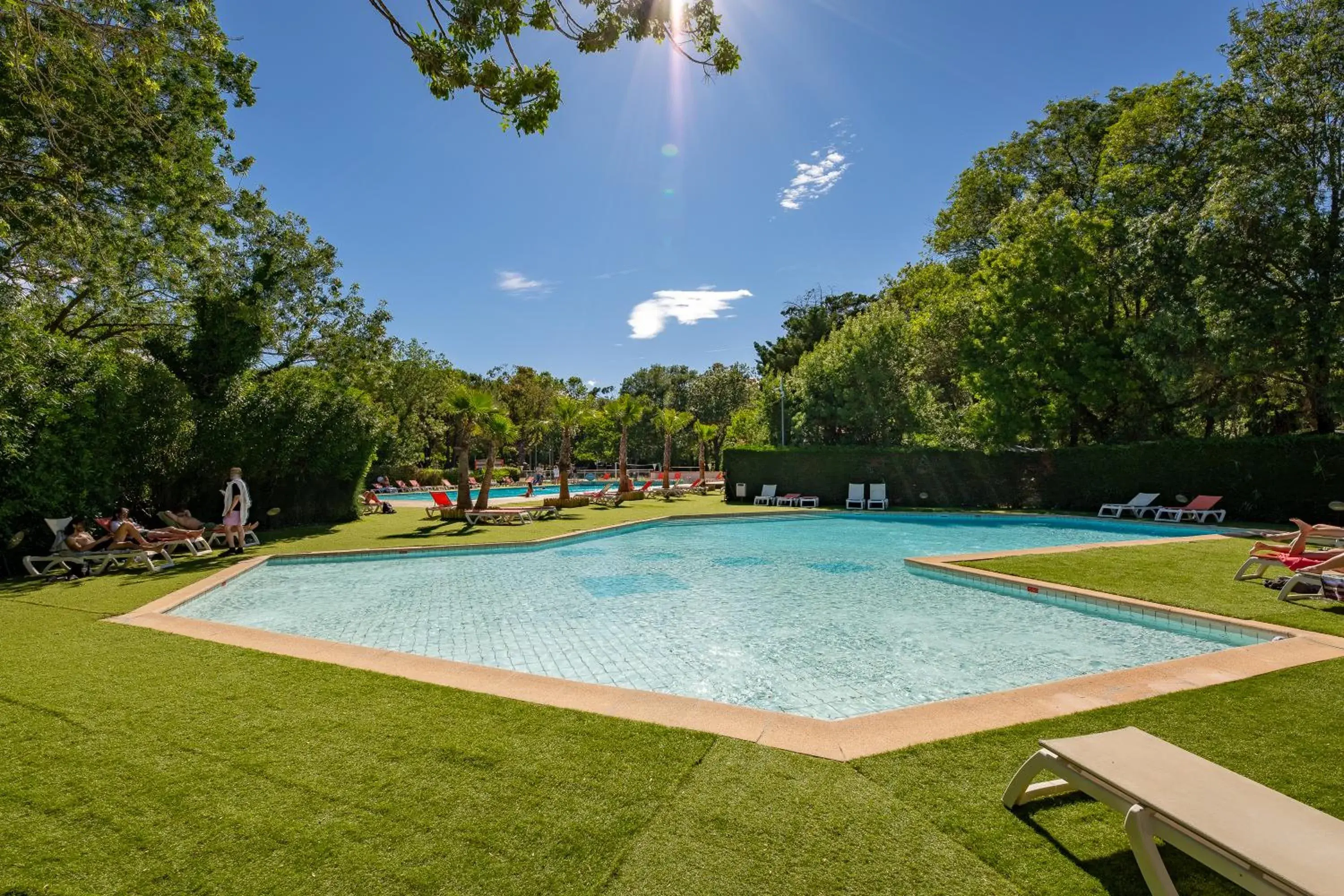Pool view in Marina Hôtel Club Pool view in Marina Hôtel Club