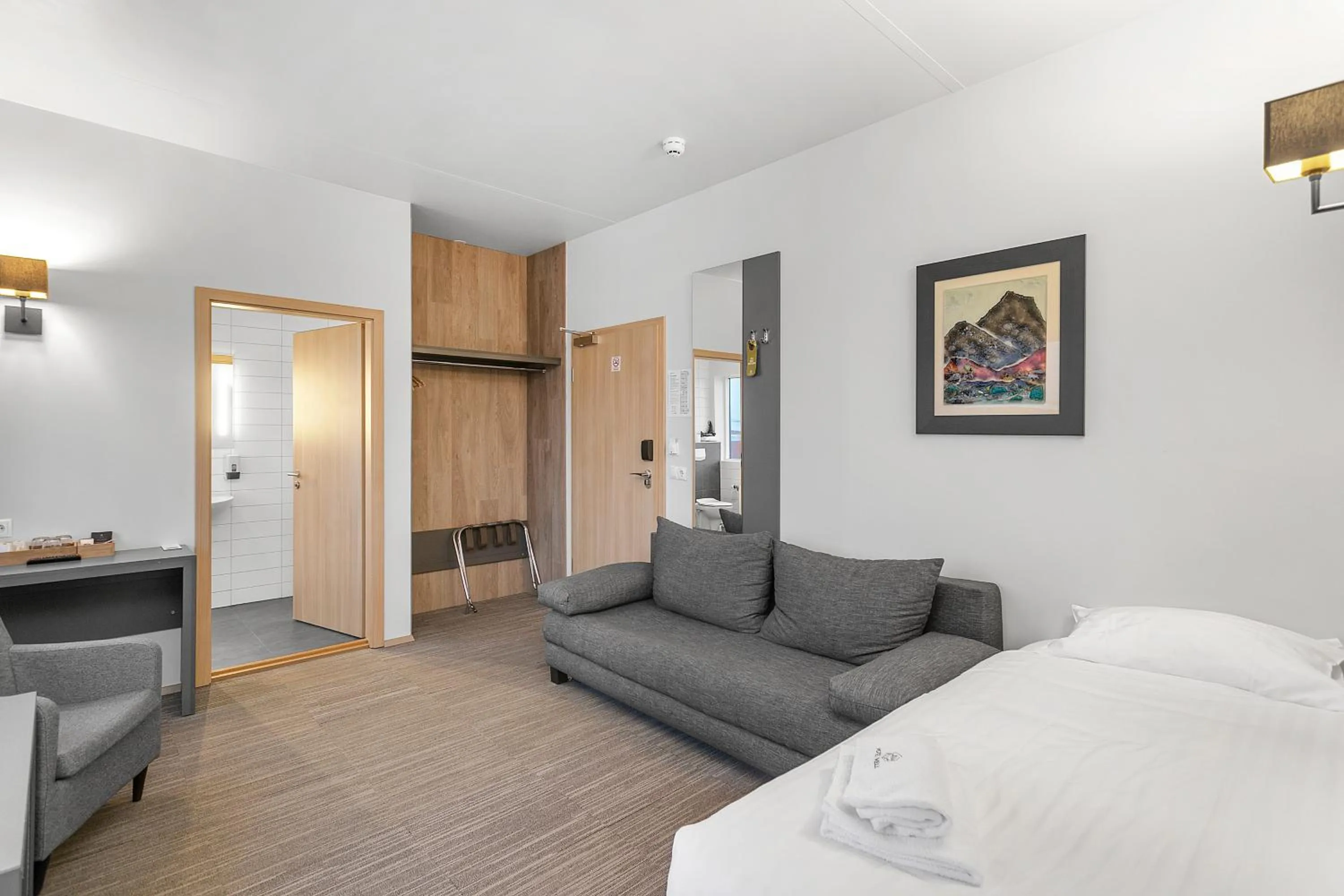 Photo of the whole room, Bed in Hotel Vellir