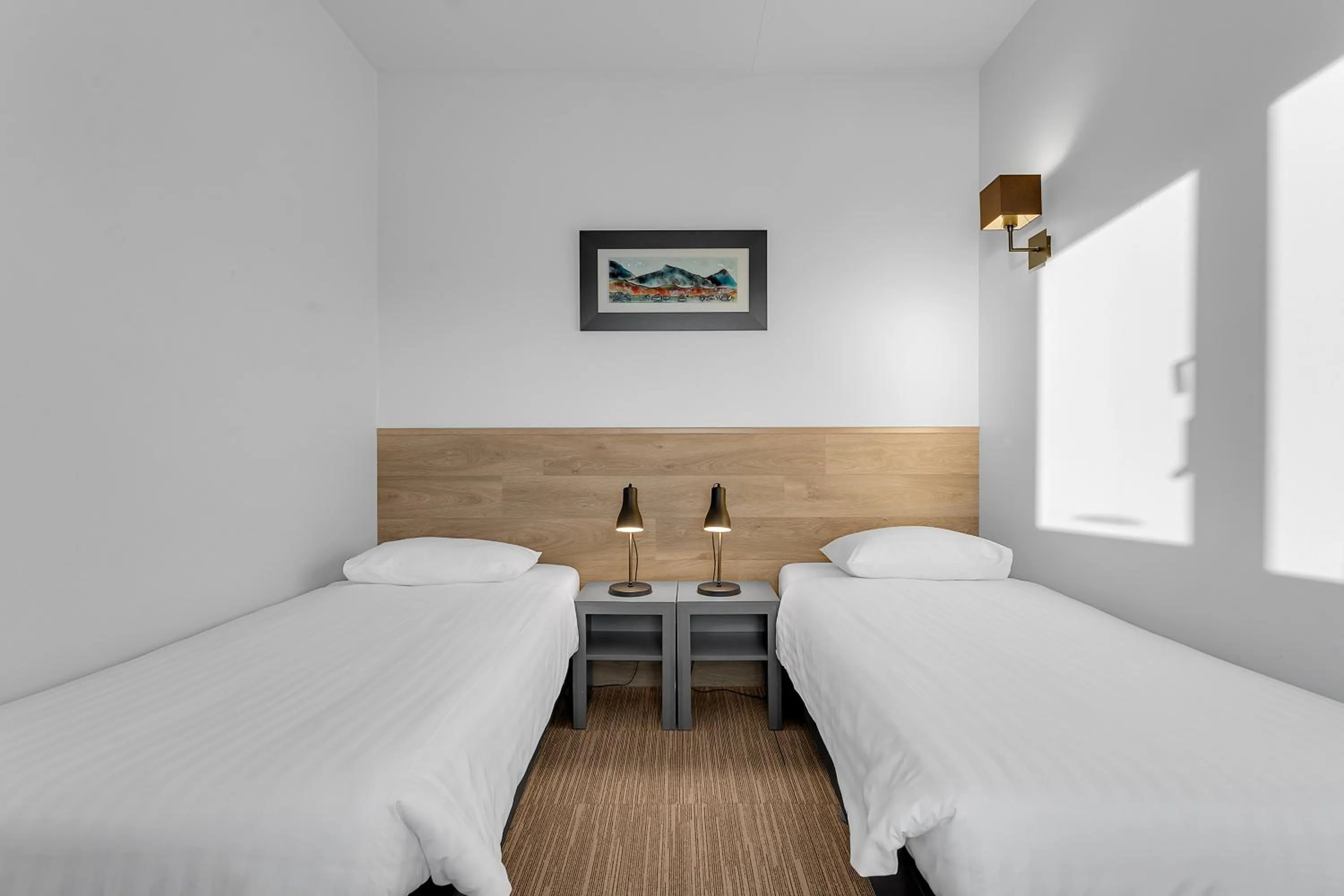 Bedroom, Bed in Hotel Vellir