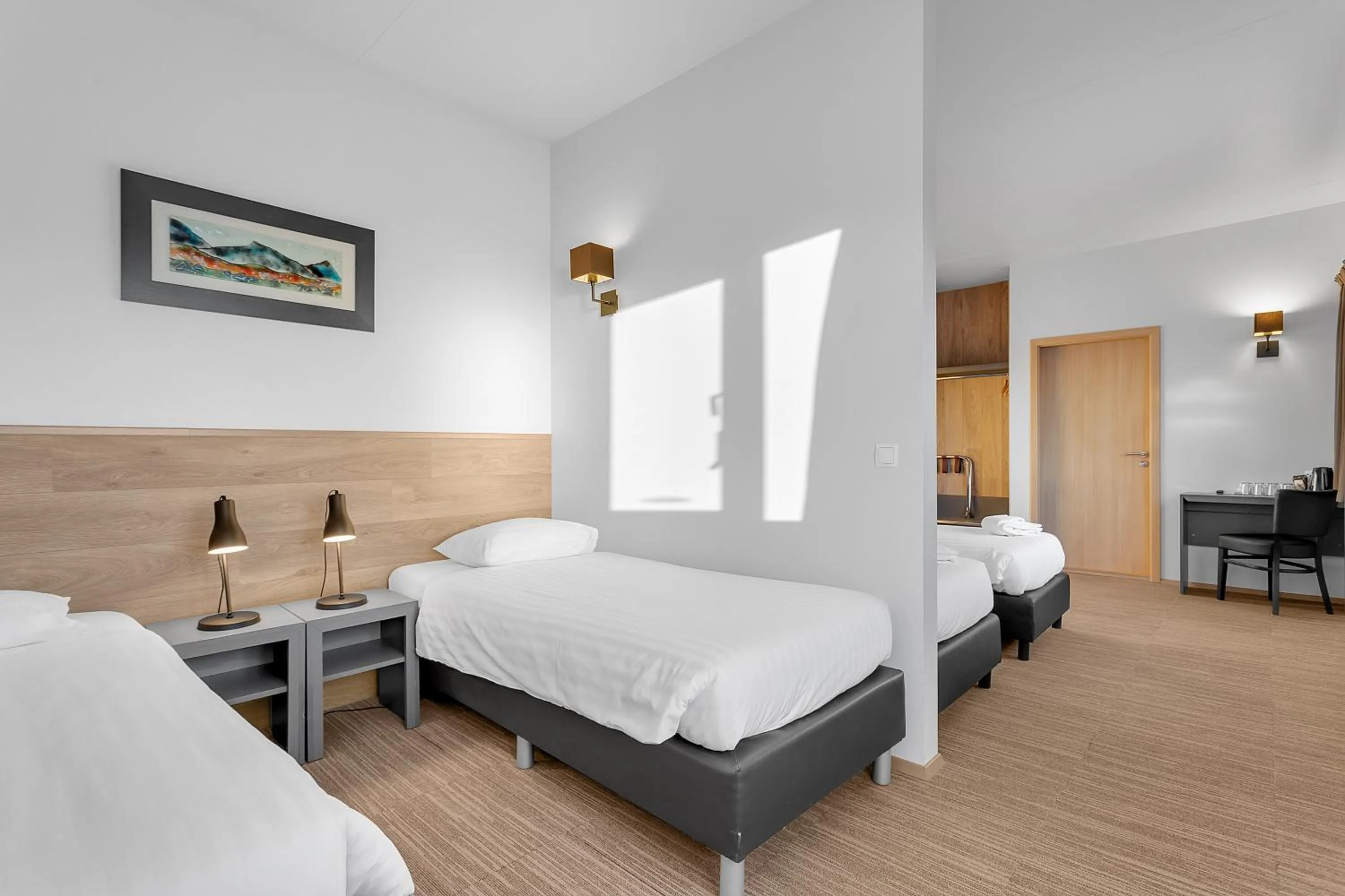 Bedroom, Bed in Hotel Vellir