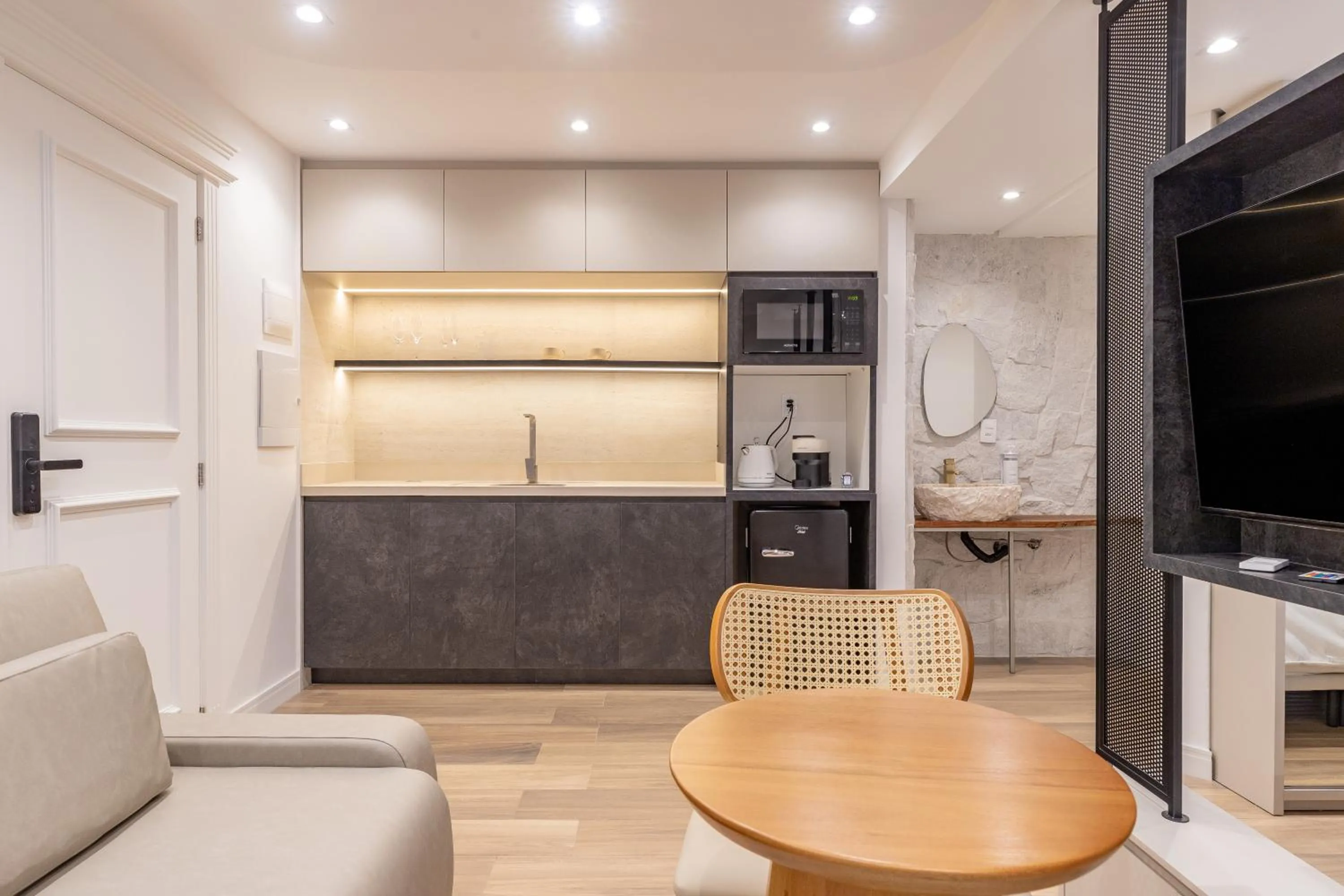 Kitchen or kitchenette in Up Hotel Boutique