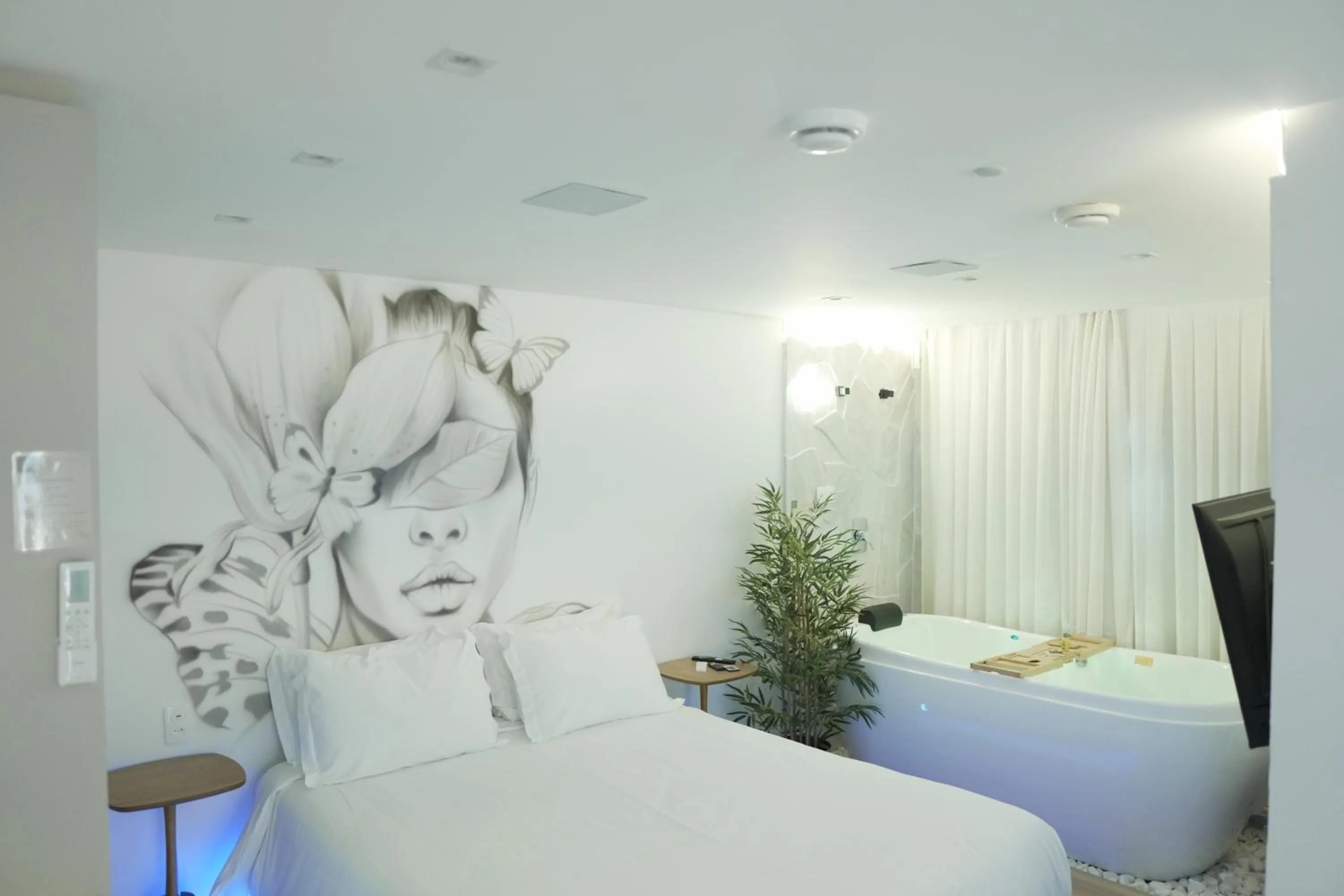 Bed in Up Hotel Boutique