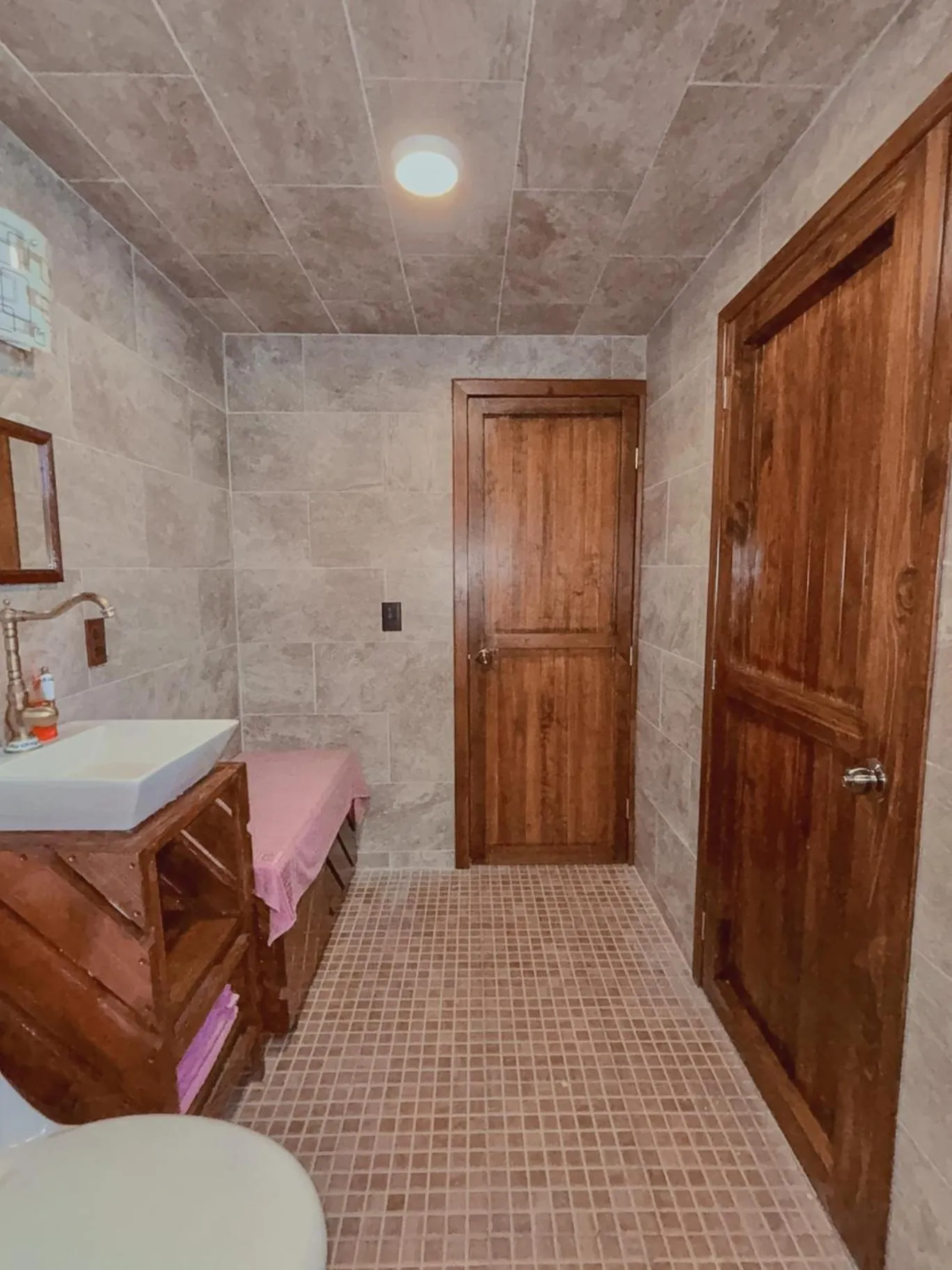 Bathroom, Bed in SiempreViva Hospedaje By GEstores