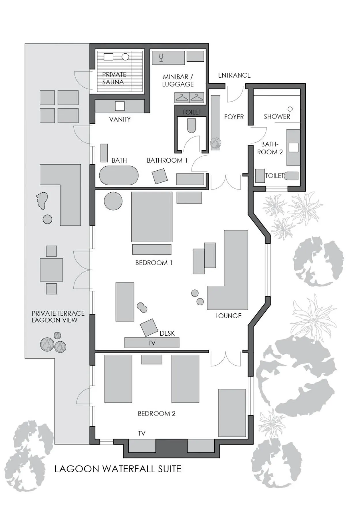 Bathroom in The Thatch House Boutique Hotel, Hermanus