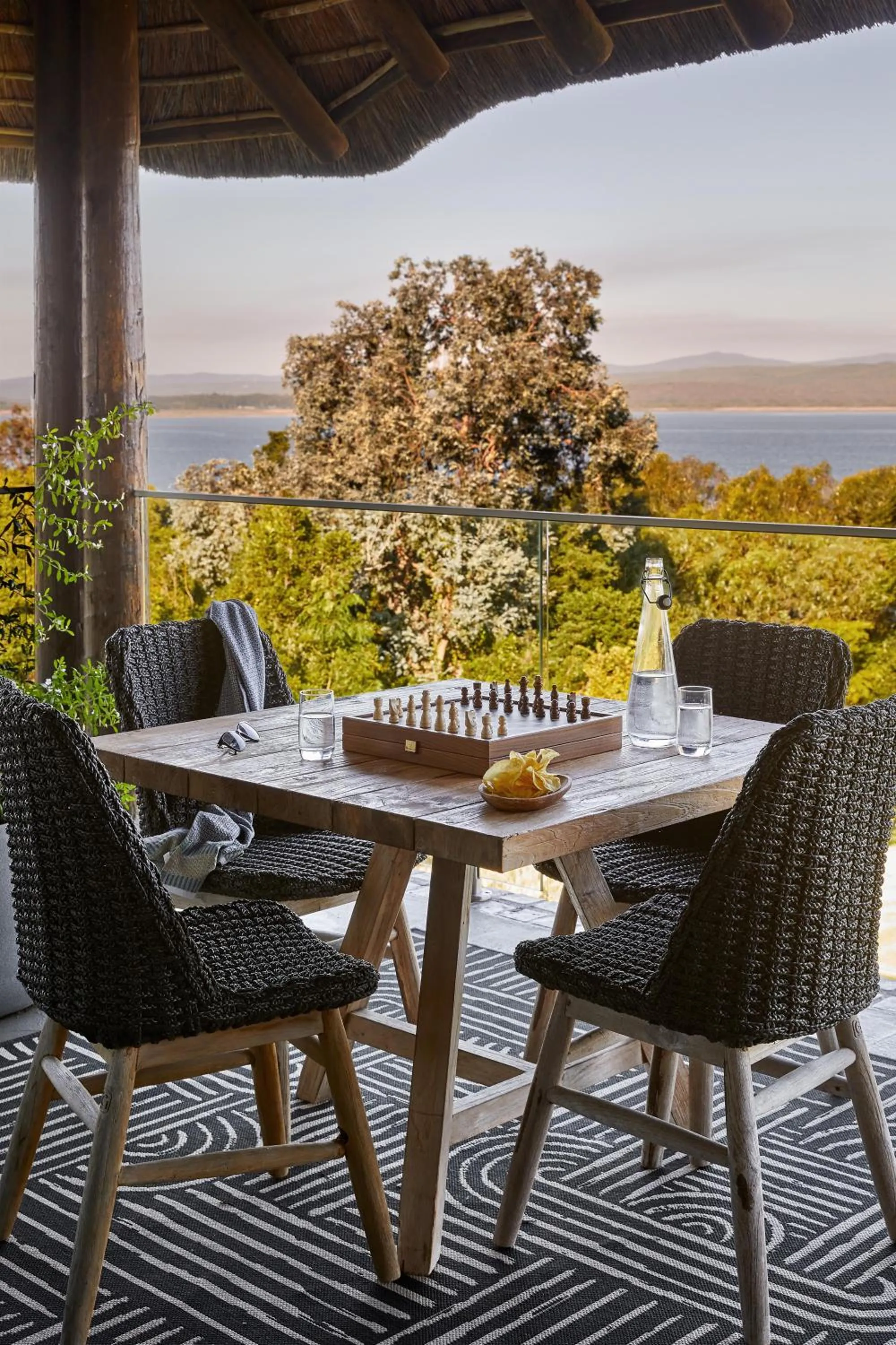 Patio in The Thatch House Boutique Hotel, Hermanus