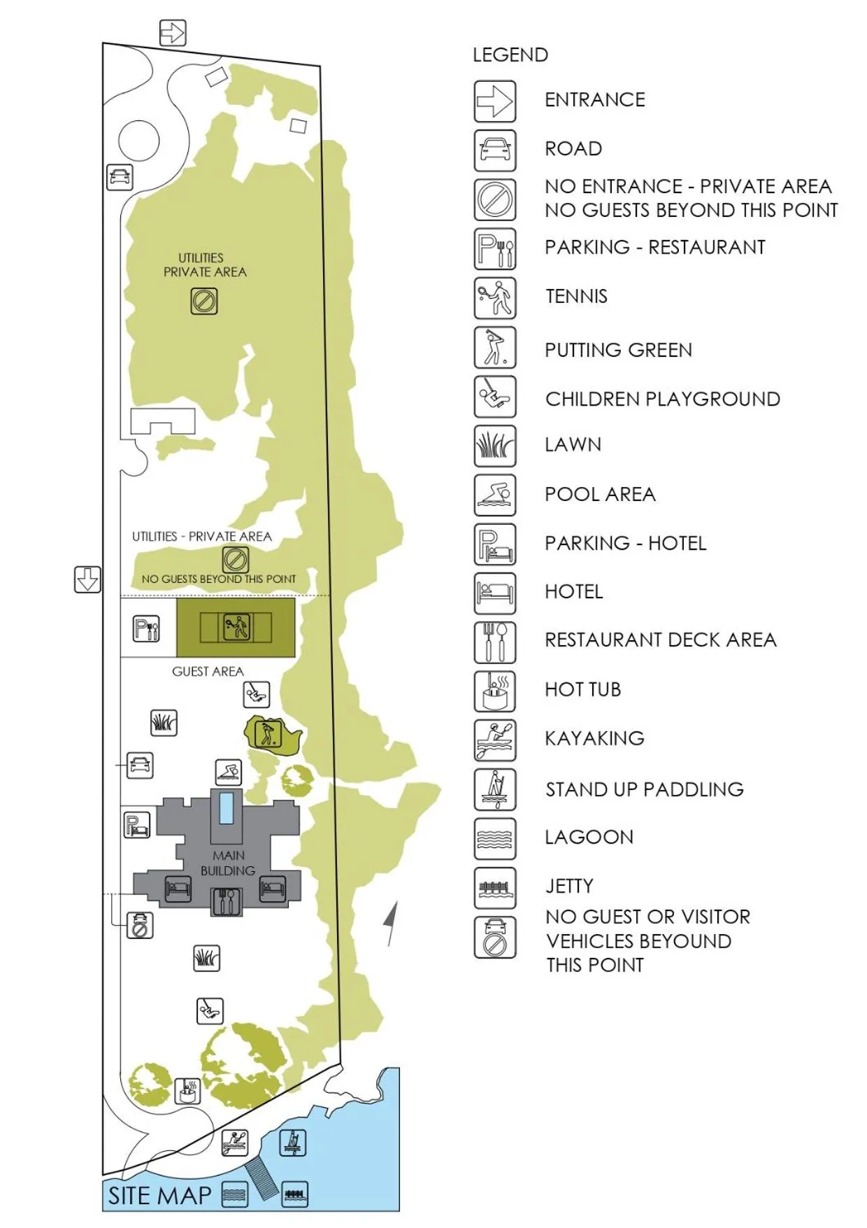 Property building in The Thatch House Boutique Hotel, Hermanus
