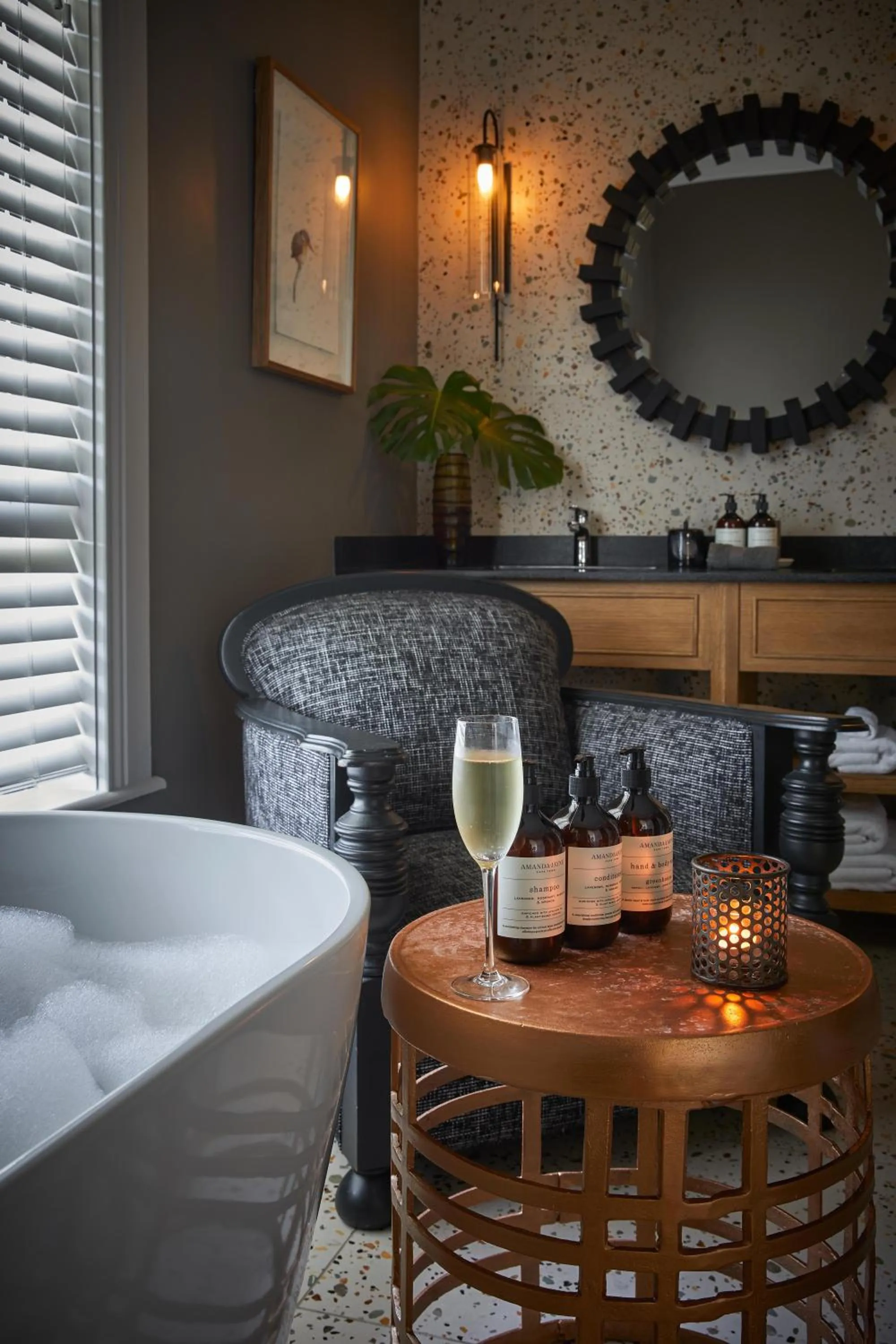 Shower in The Thatch House Boutique Hotel, Hermanus