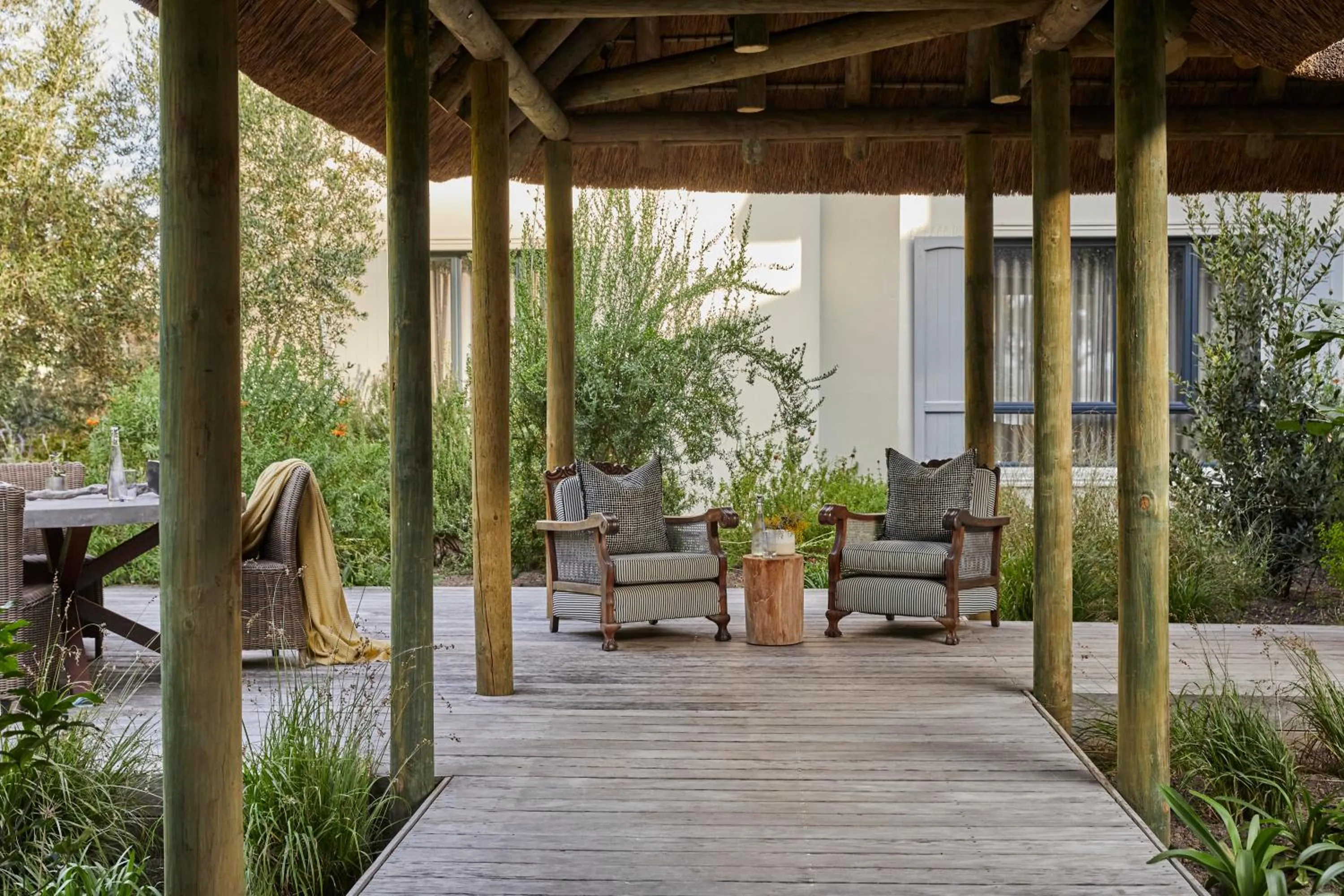 Patio in The Thatch House Boutique Hotel, Hermanus