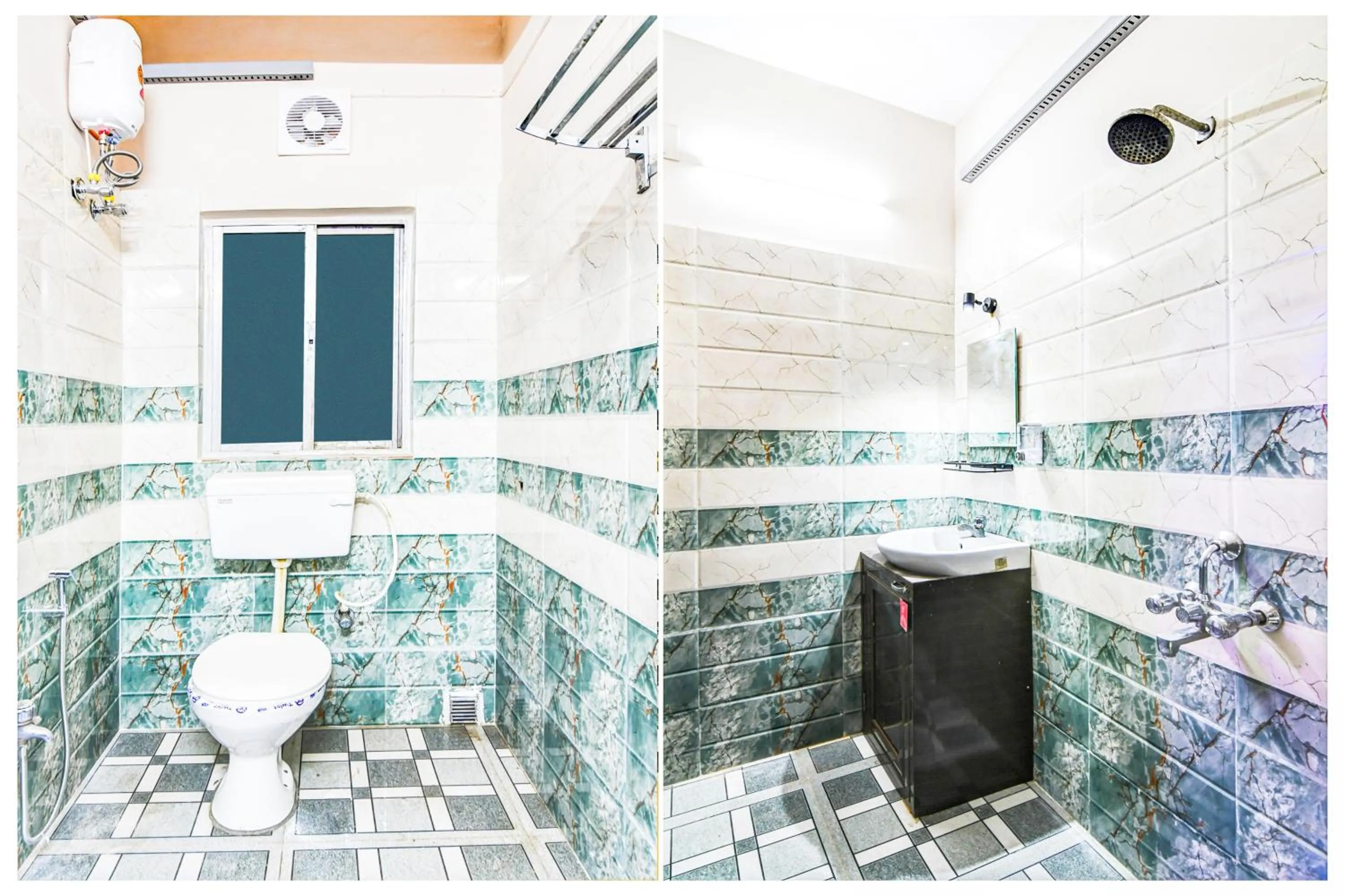 Bathroom in Super Hotel O Jessore Road Kolkata formerly Skyline Serenity