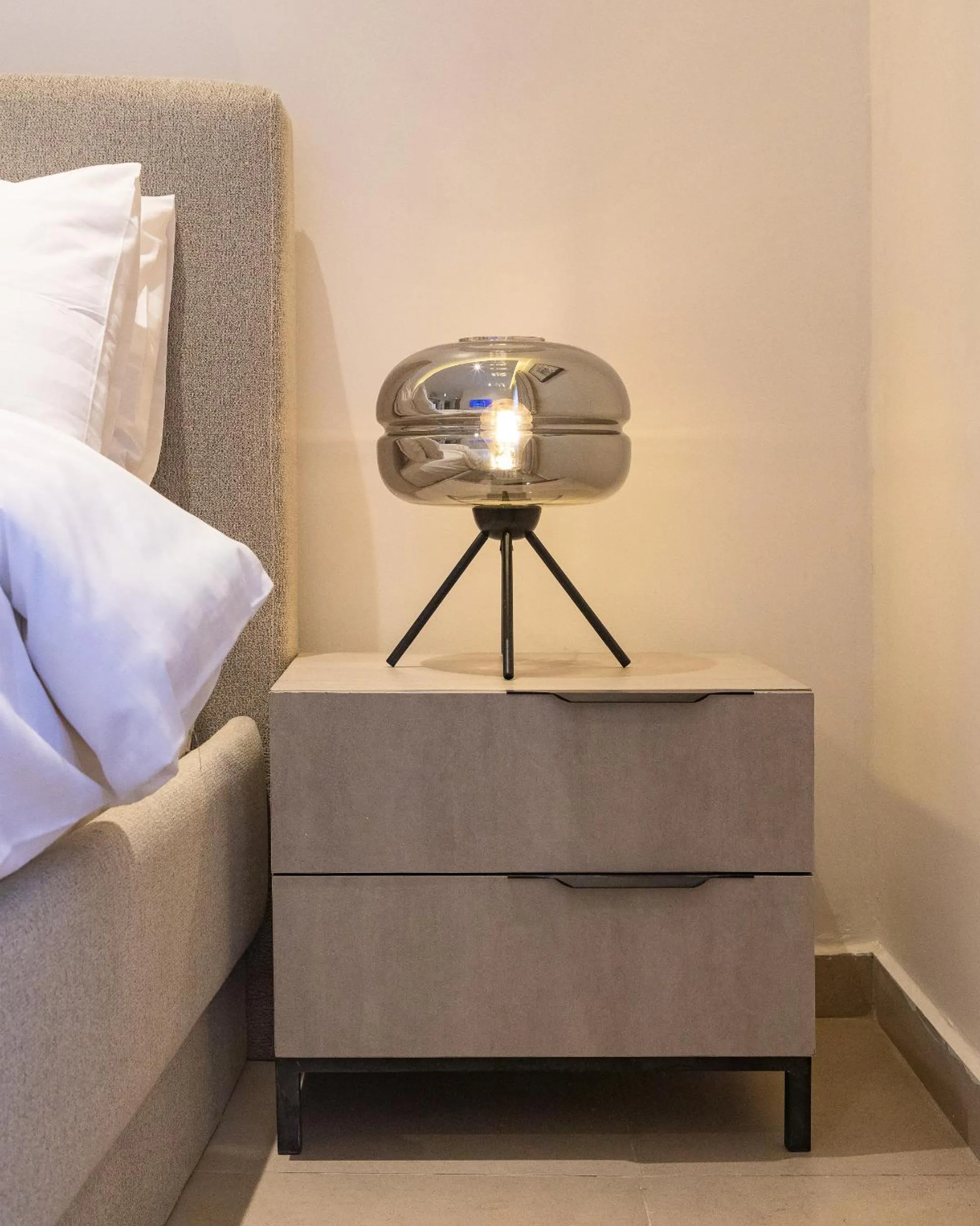 Bedroom in Clay House by Husk Collection