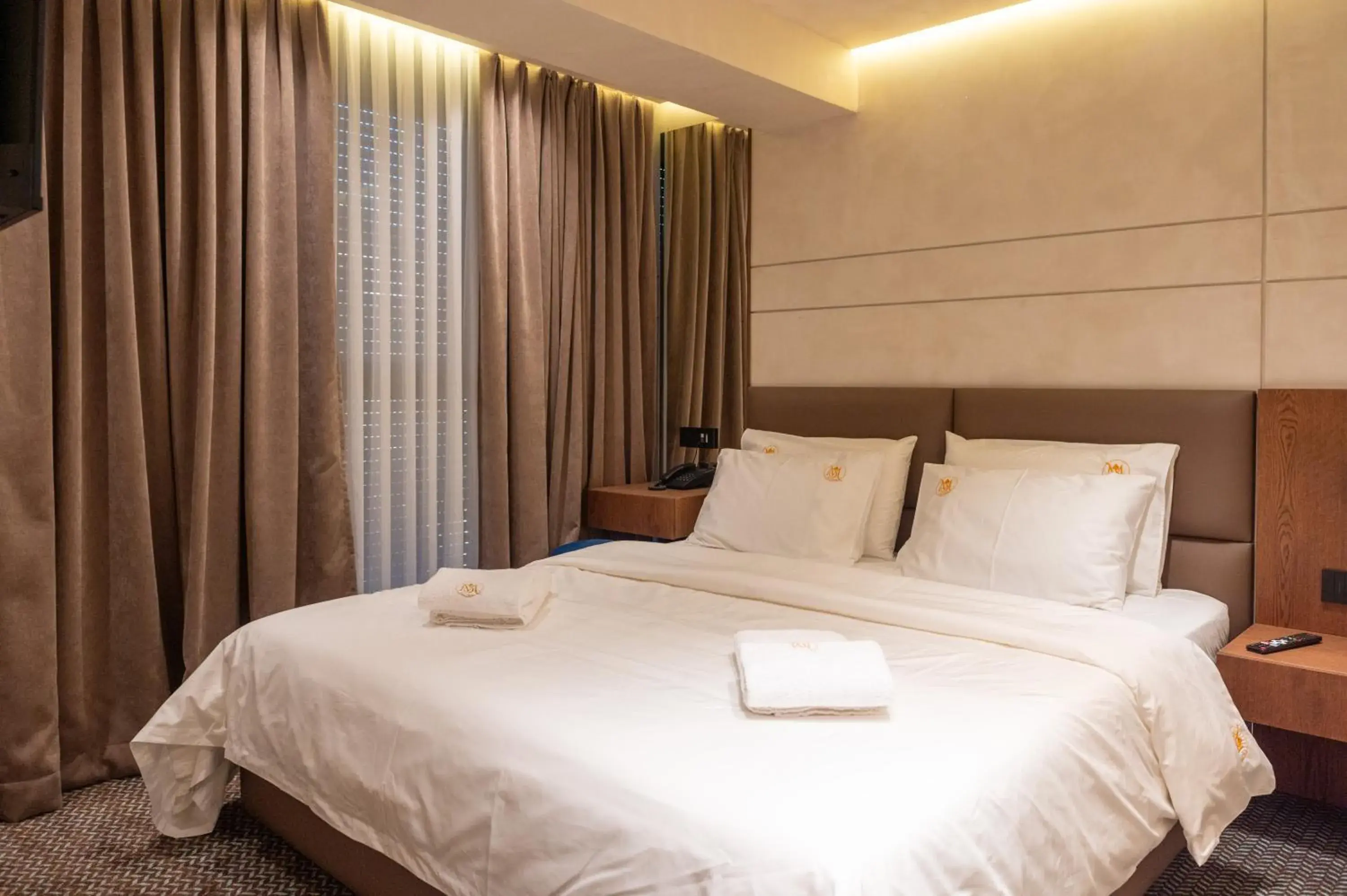 Bed in Mattis Hotel Bed in Mattis Hotel