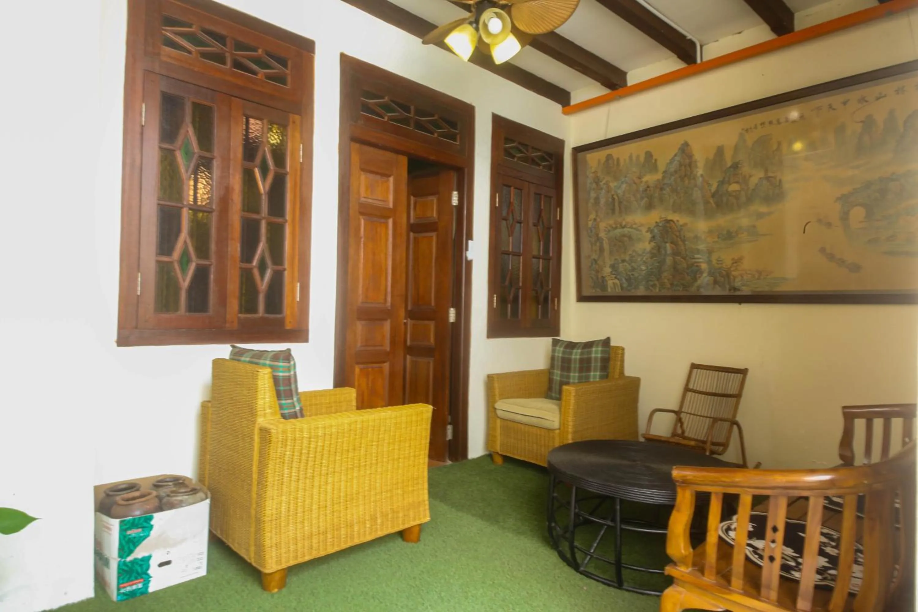 Garden view in LINN House Peranakan Residence George Town