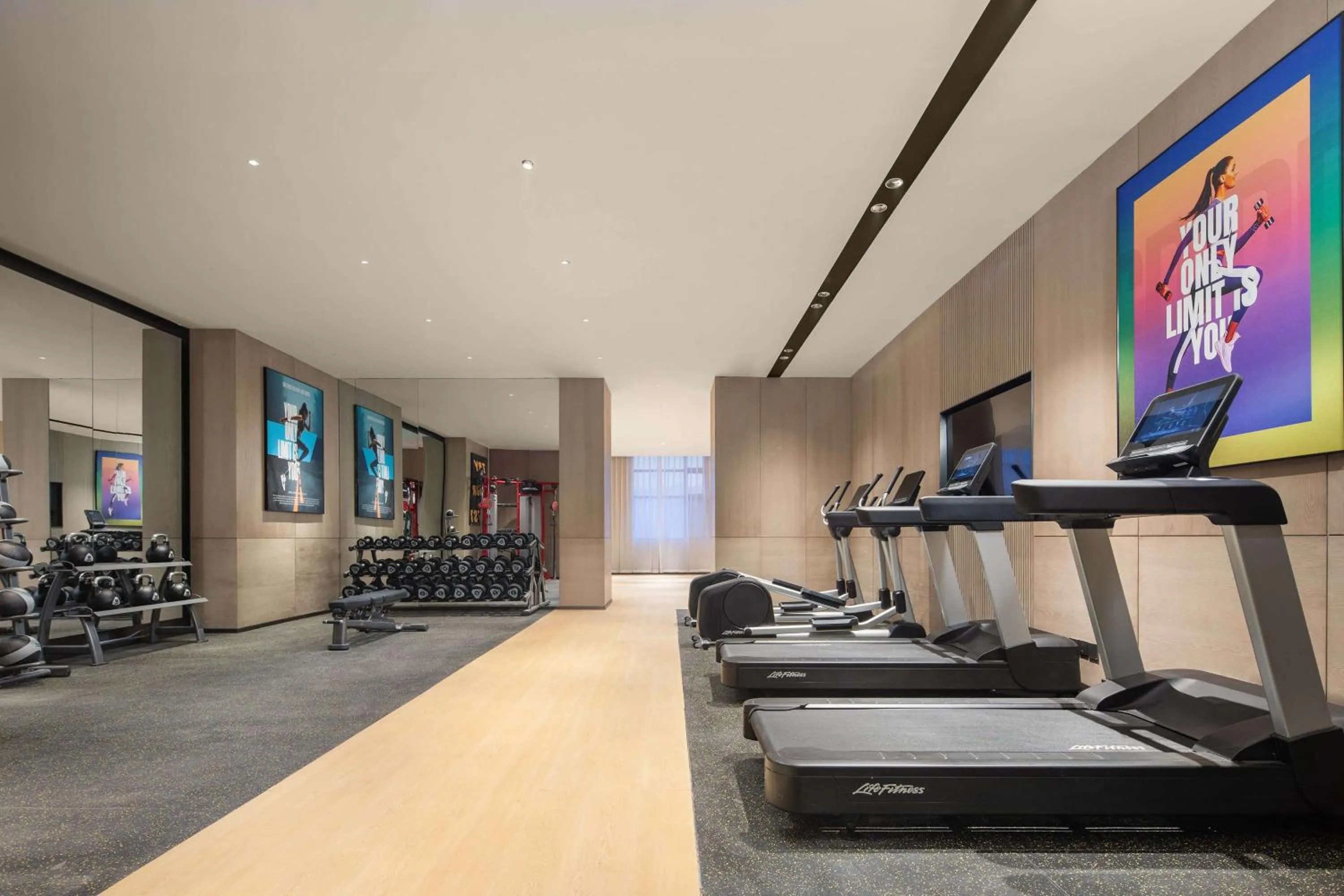 Fitness centre/facilities in Doubletree By Hilton Altay Fuyun