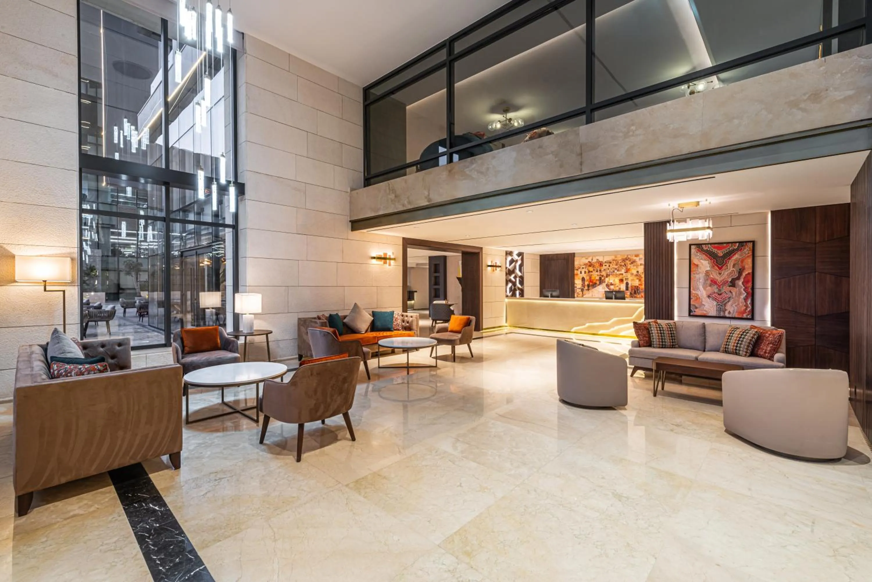 Lobby or reception in Doubletree By Hilton Amman Hotel & Residences