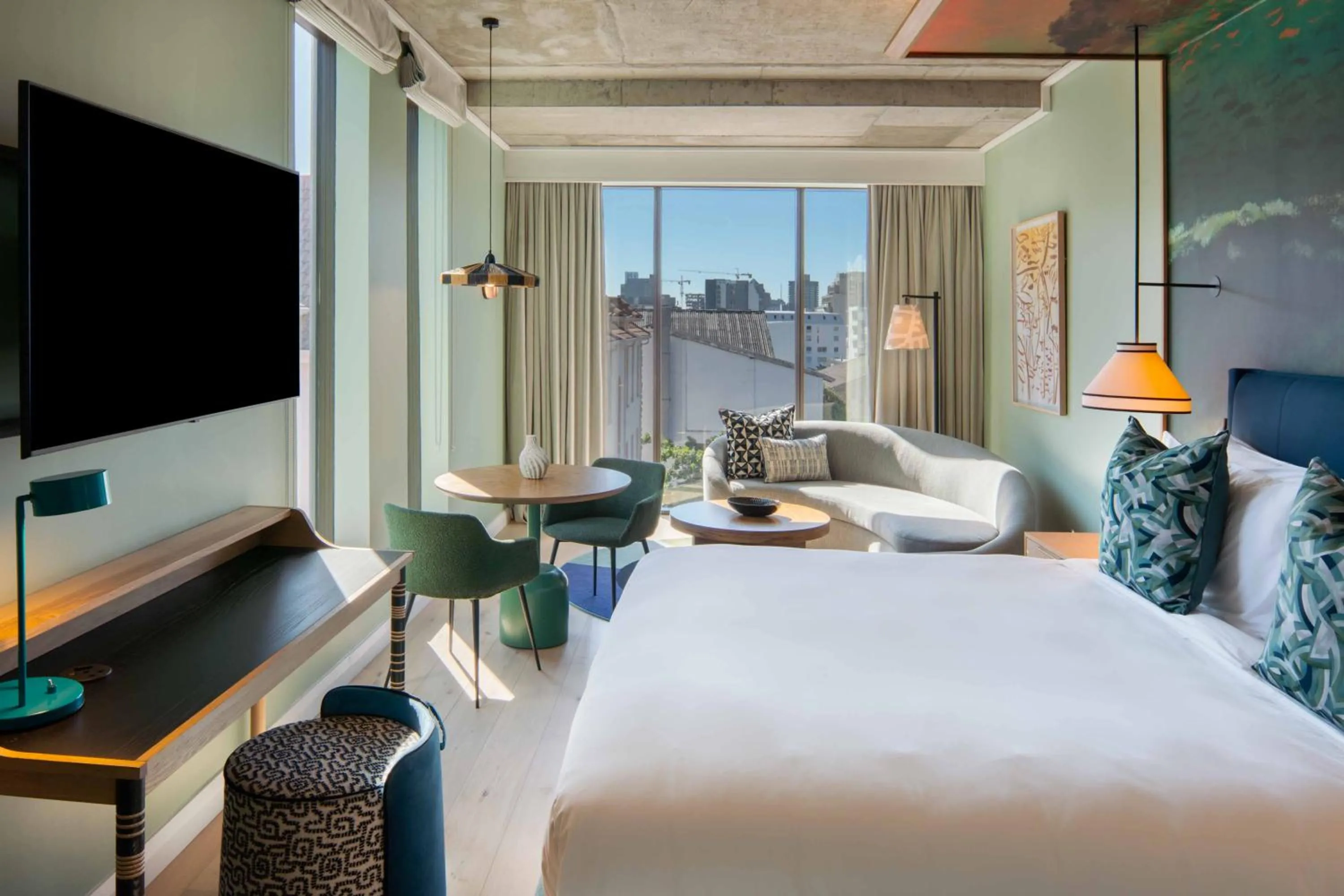 Living room, Bed in Canopy By Hilton Cape Town Longkloof