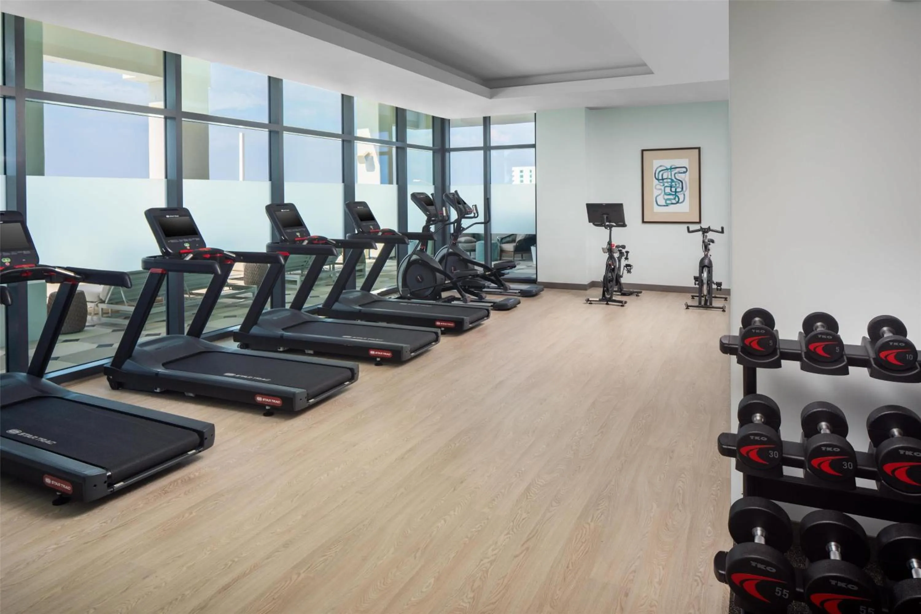Fitness centre/facilities in Embassy Suites By Hilton Gulf Shores Beach Resort