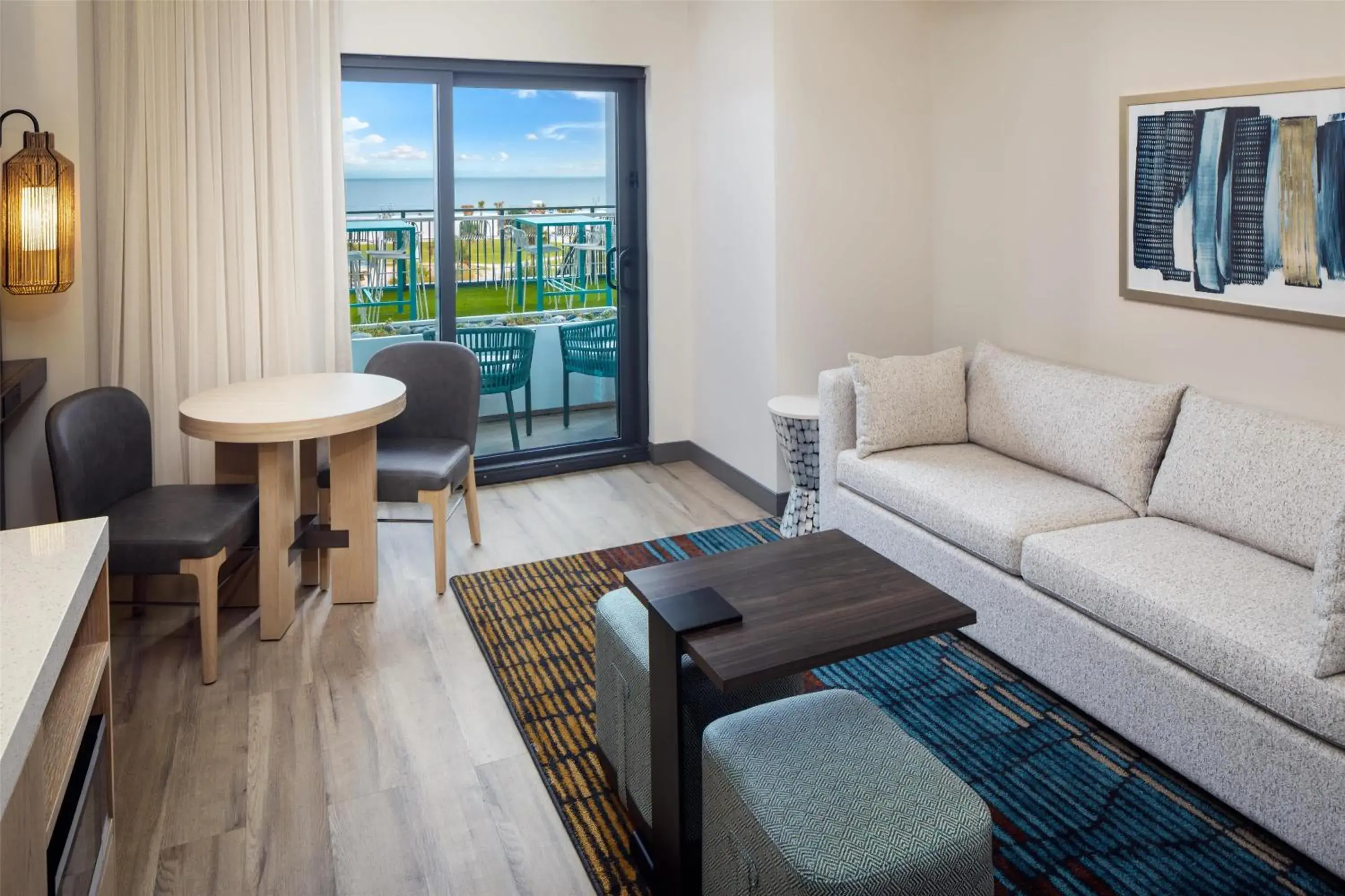 Suite with Two Queen Beds with Patio and Gulf View in Embassy Suites By Hilton Gulf Shores Beach Resort Suite with Two Queen Beds with Patio and Gulf View in Embassy Suites By Hilton Gulf Shores Beach Resort