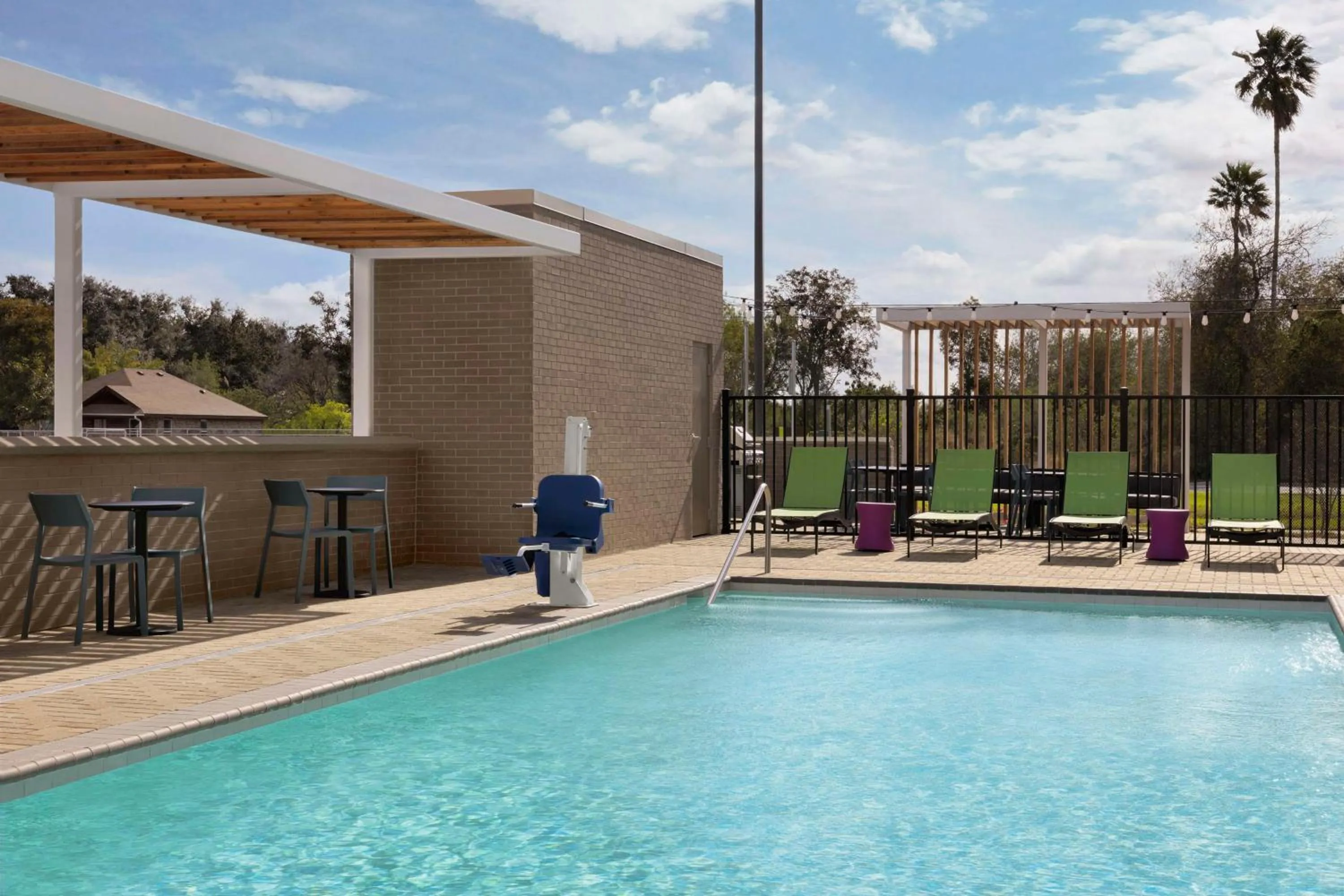 Pool view in Home2 Suites By Hilton San Juan