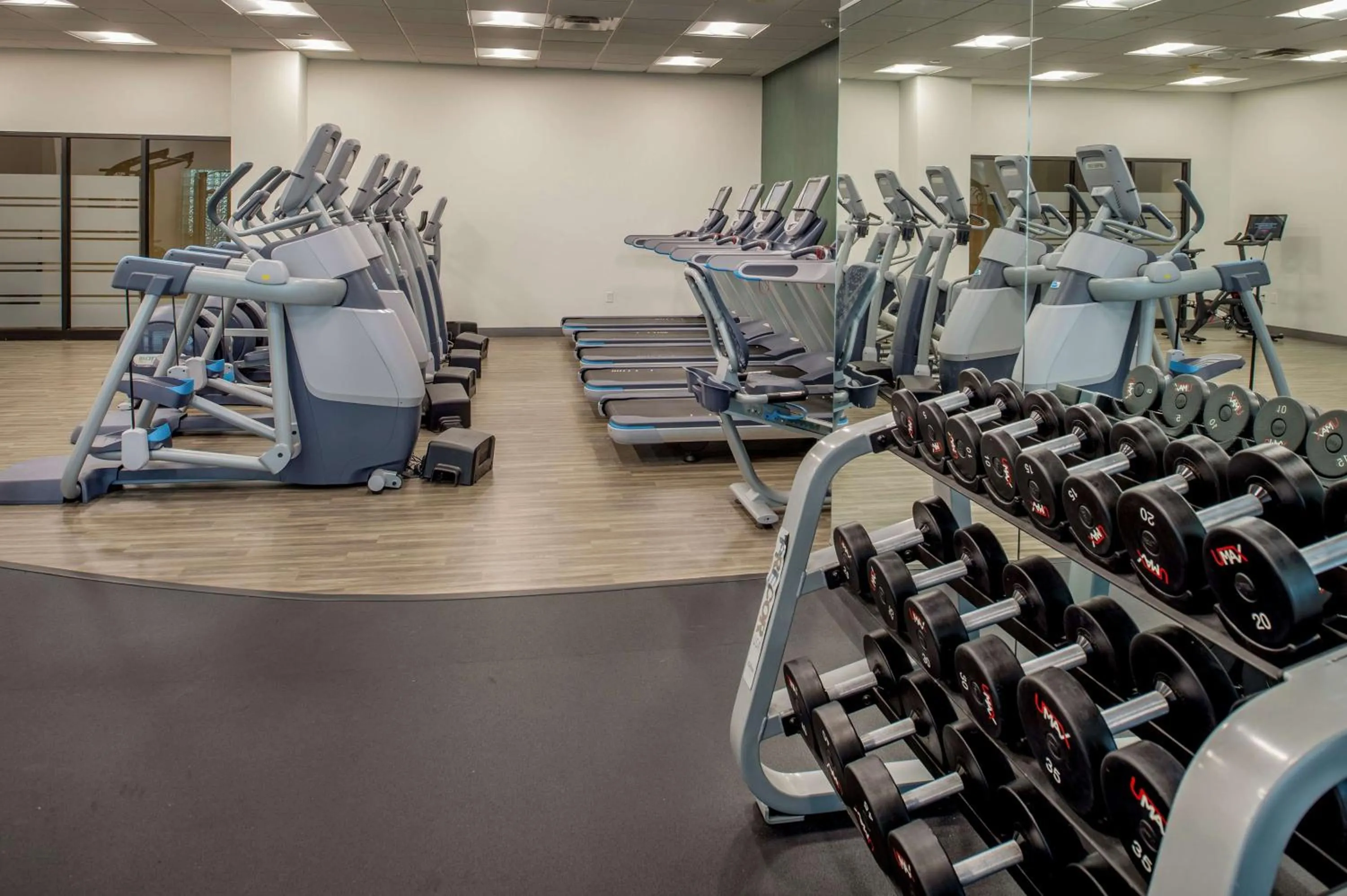 Fitness centre/facilities in Hampton Inn By Hilton St Louis Airport
