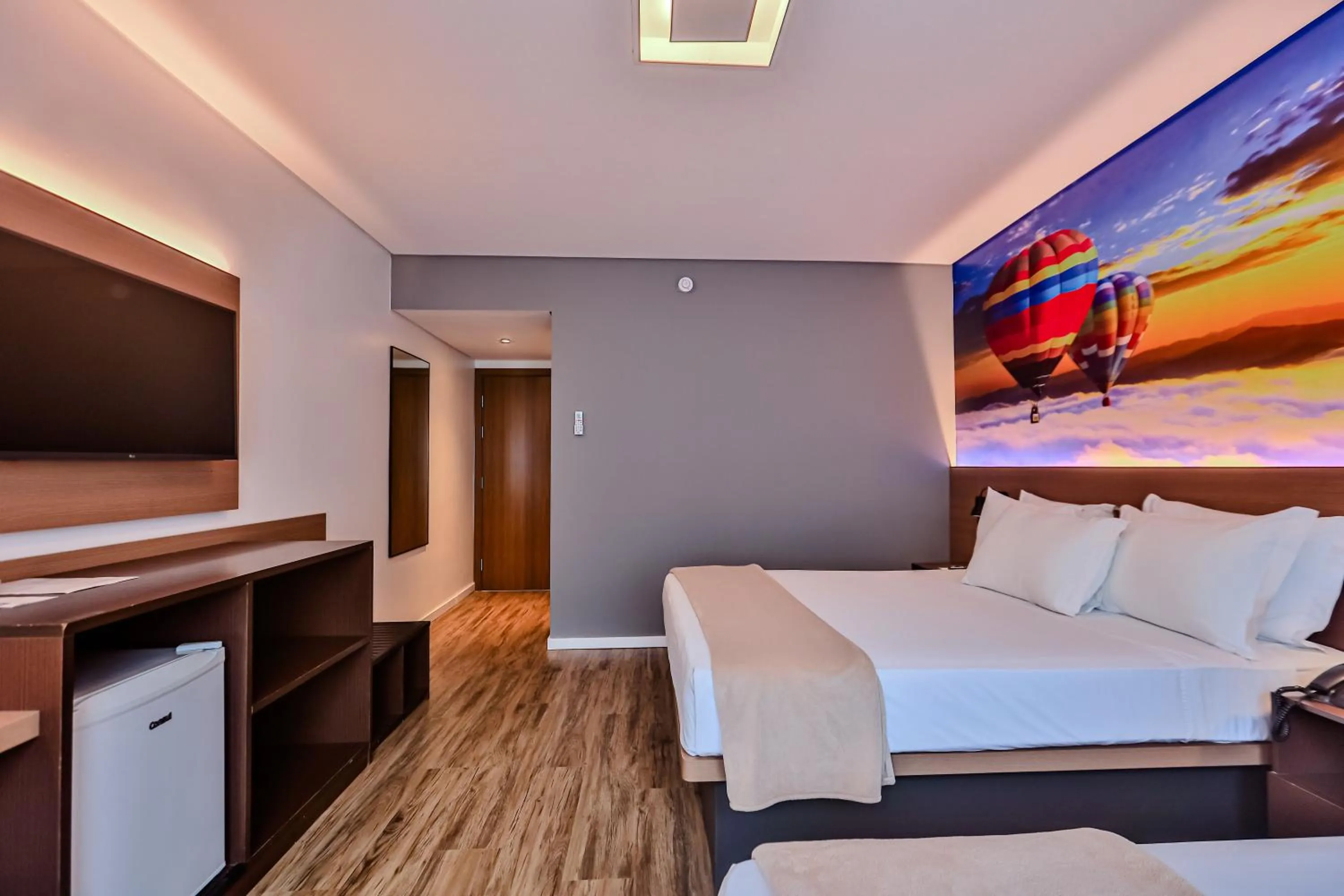 Bedroom, Bed in Hotel Panamby Guarulhos