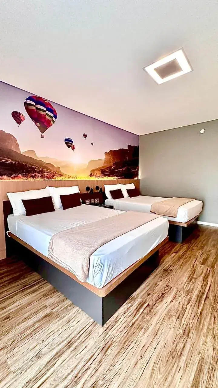 Deluxe Twin Room in Hotel Panamby Guarulhos Deluxe Twin Room in Hotel Panamby Guarulhos