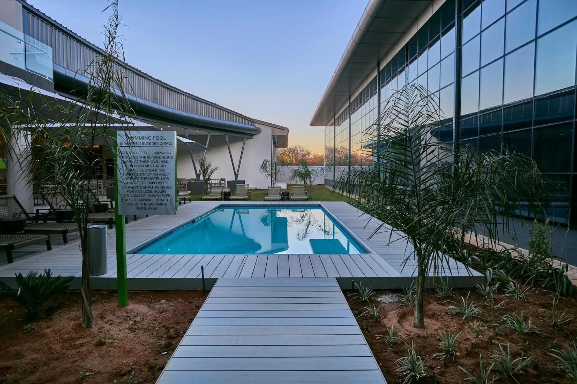 Pool view in Cresta Grande Jwaneng