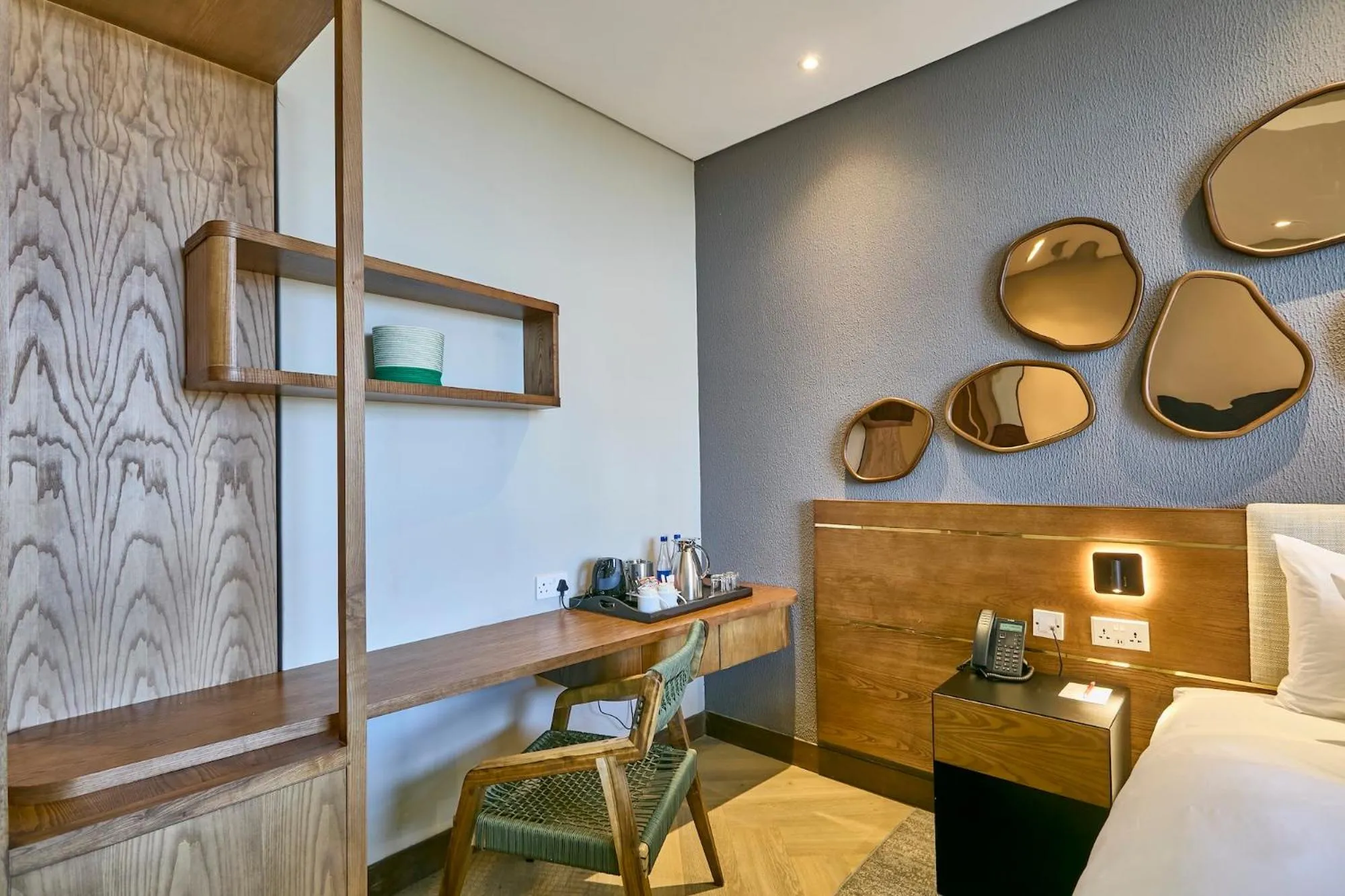 Seating area, Bed in Cresta Grande Jwaneng