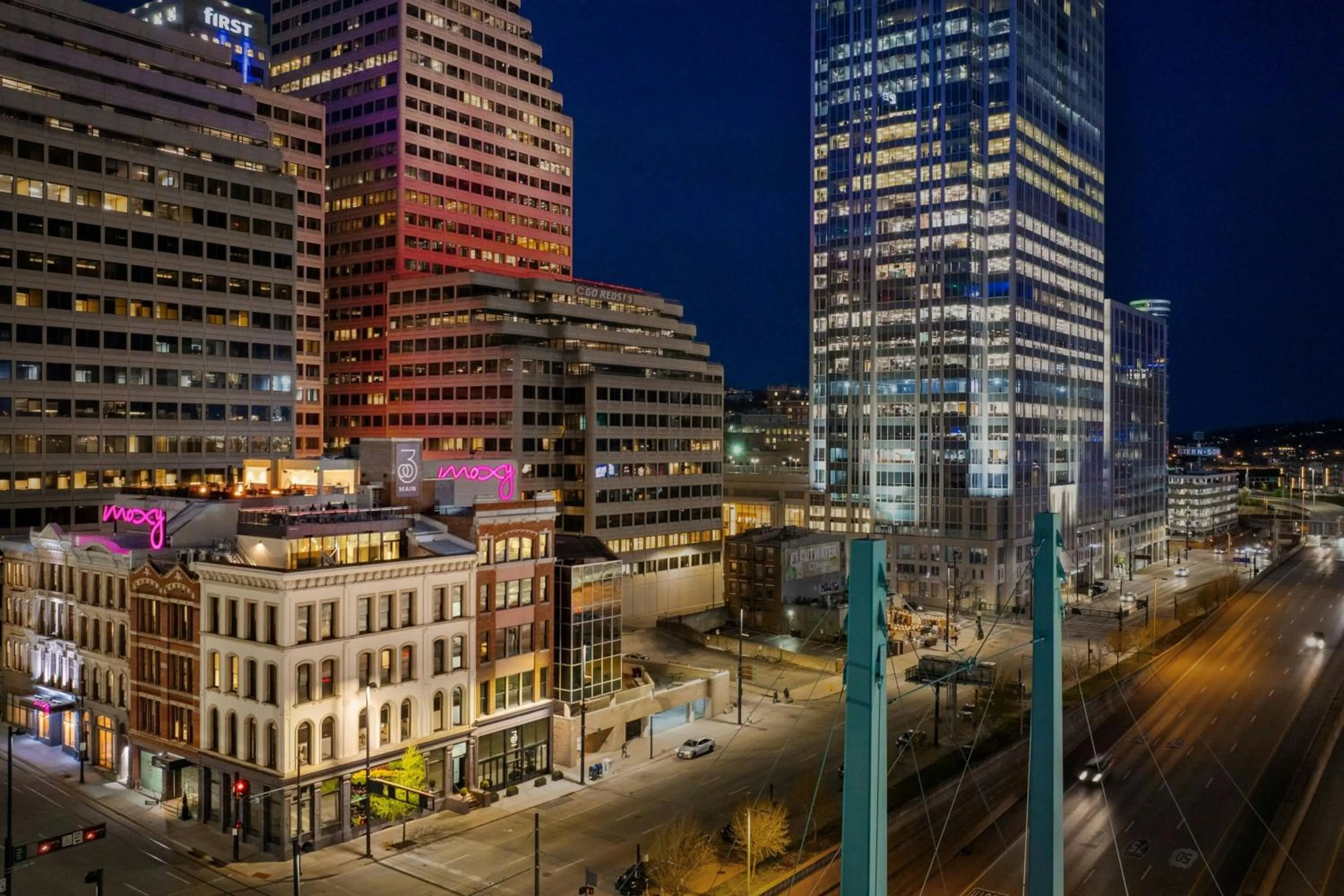View (from property/room) in Moxy Cincinnati Downtown