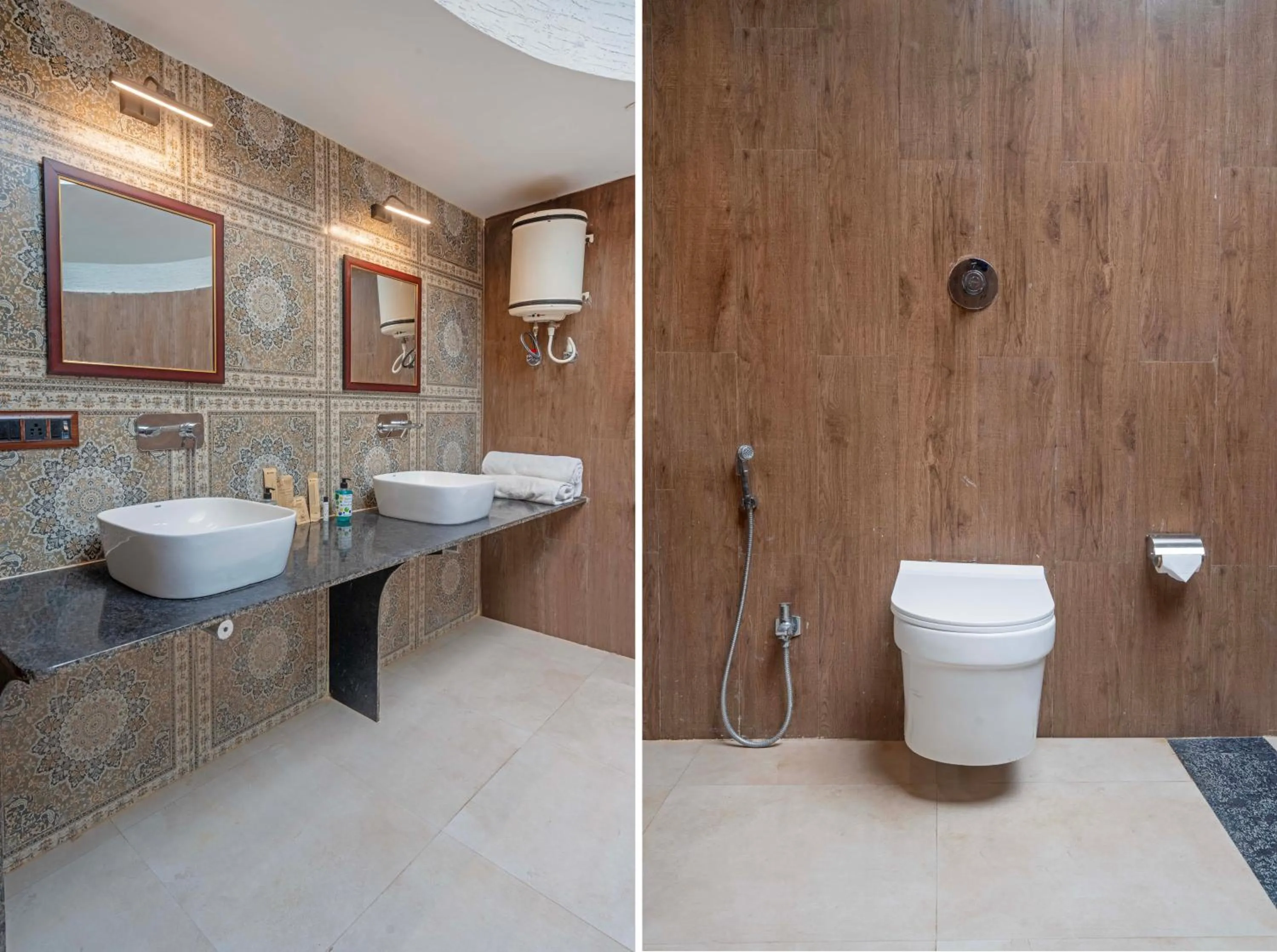 Bathroom in Treebo Premium Mowgli's Den Pench with Swimming Pool