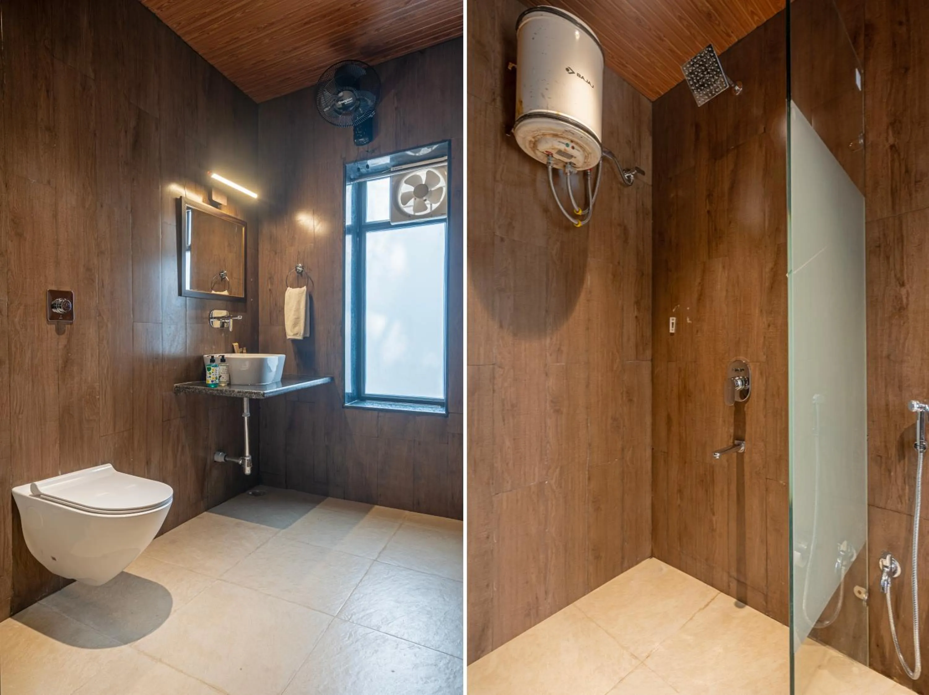 Bathroom in Treebo Premium Mowgli's Den Pench with Swimming Pool