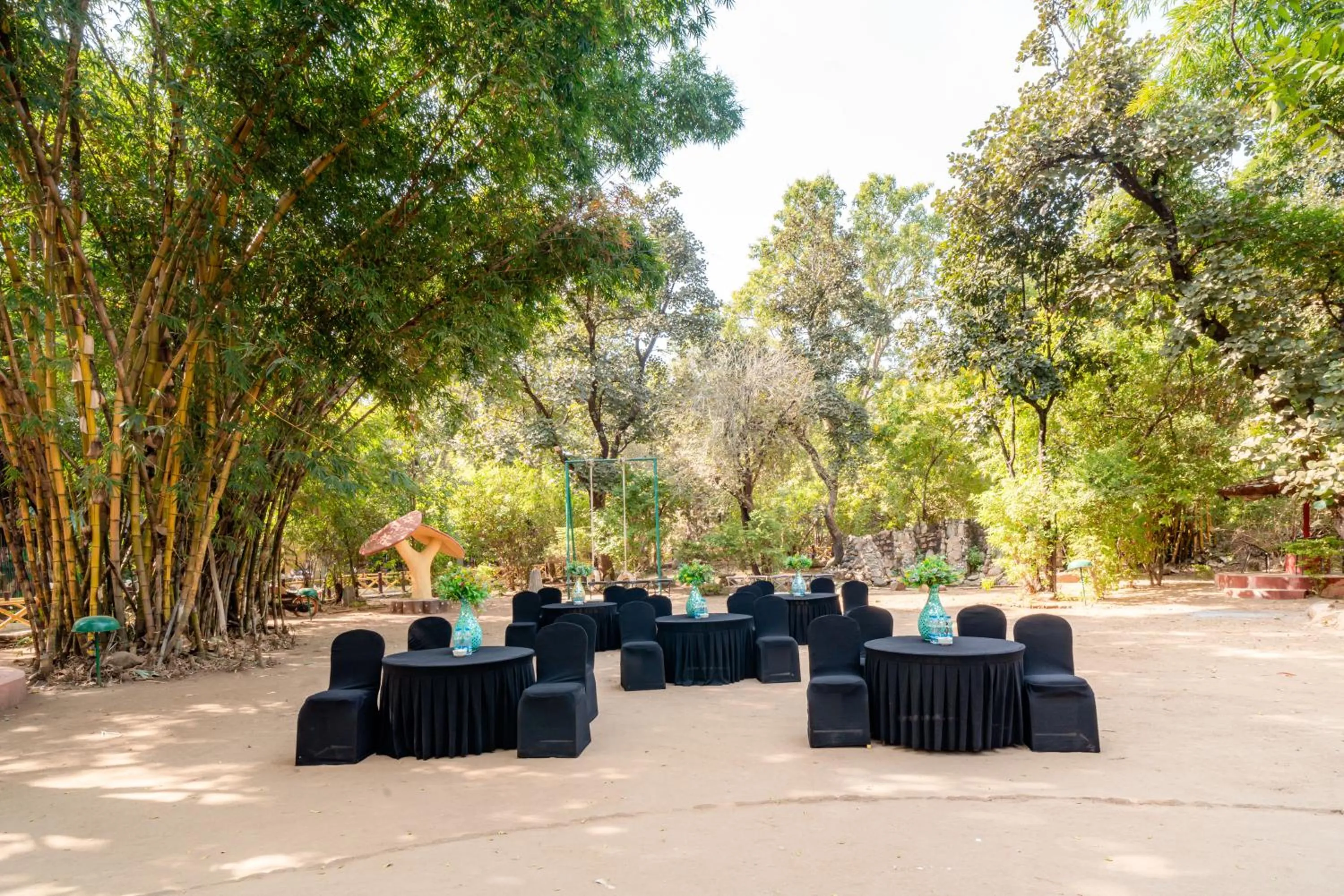 Evening entertainment in Treebo Premium Mowgli's Den, Pench