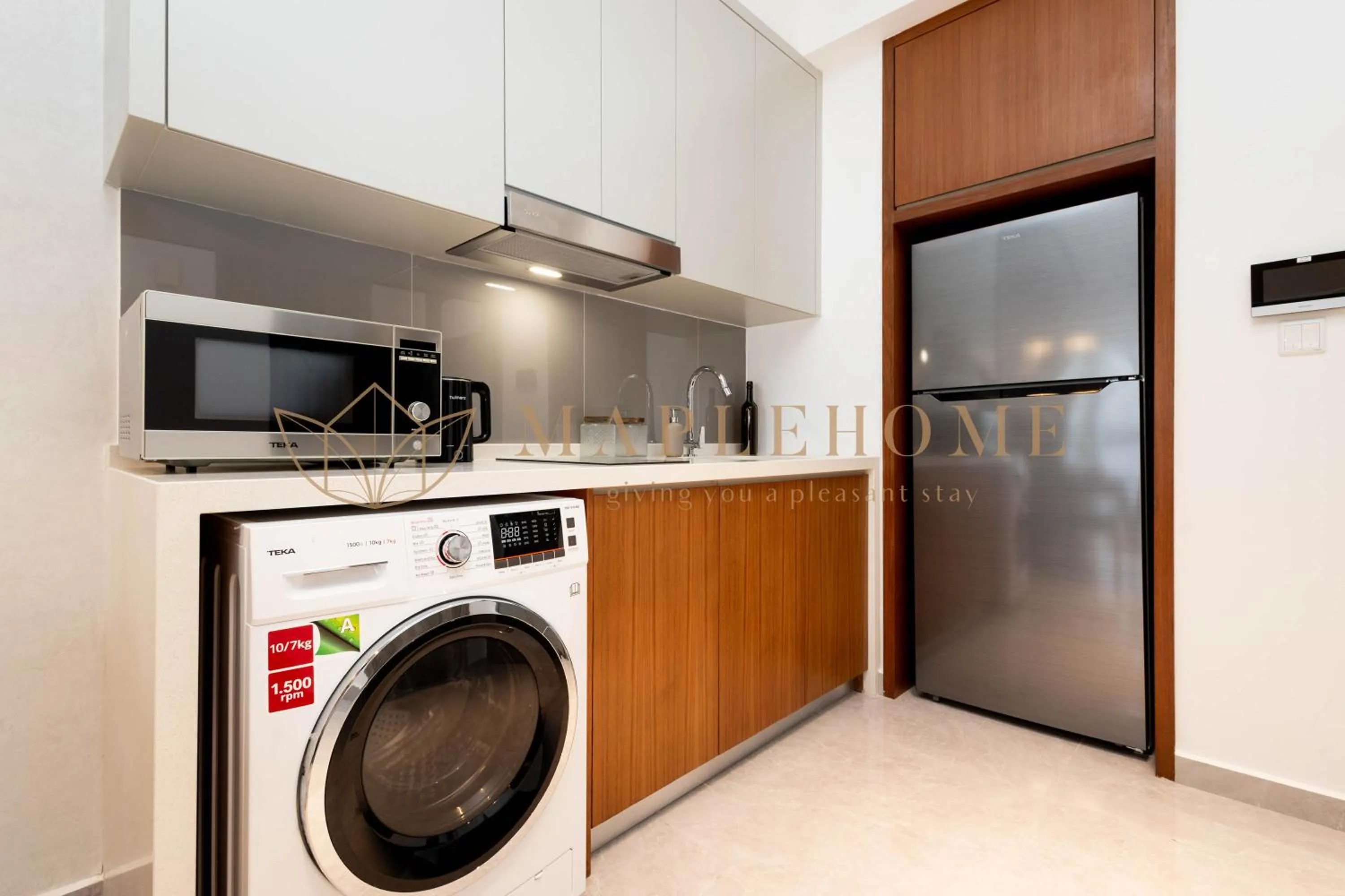 Kitchen or kitchenette in Agile Premier Suites Kuala Lumpur