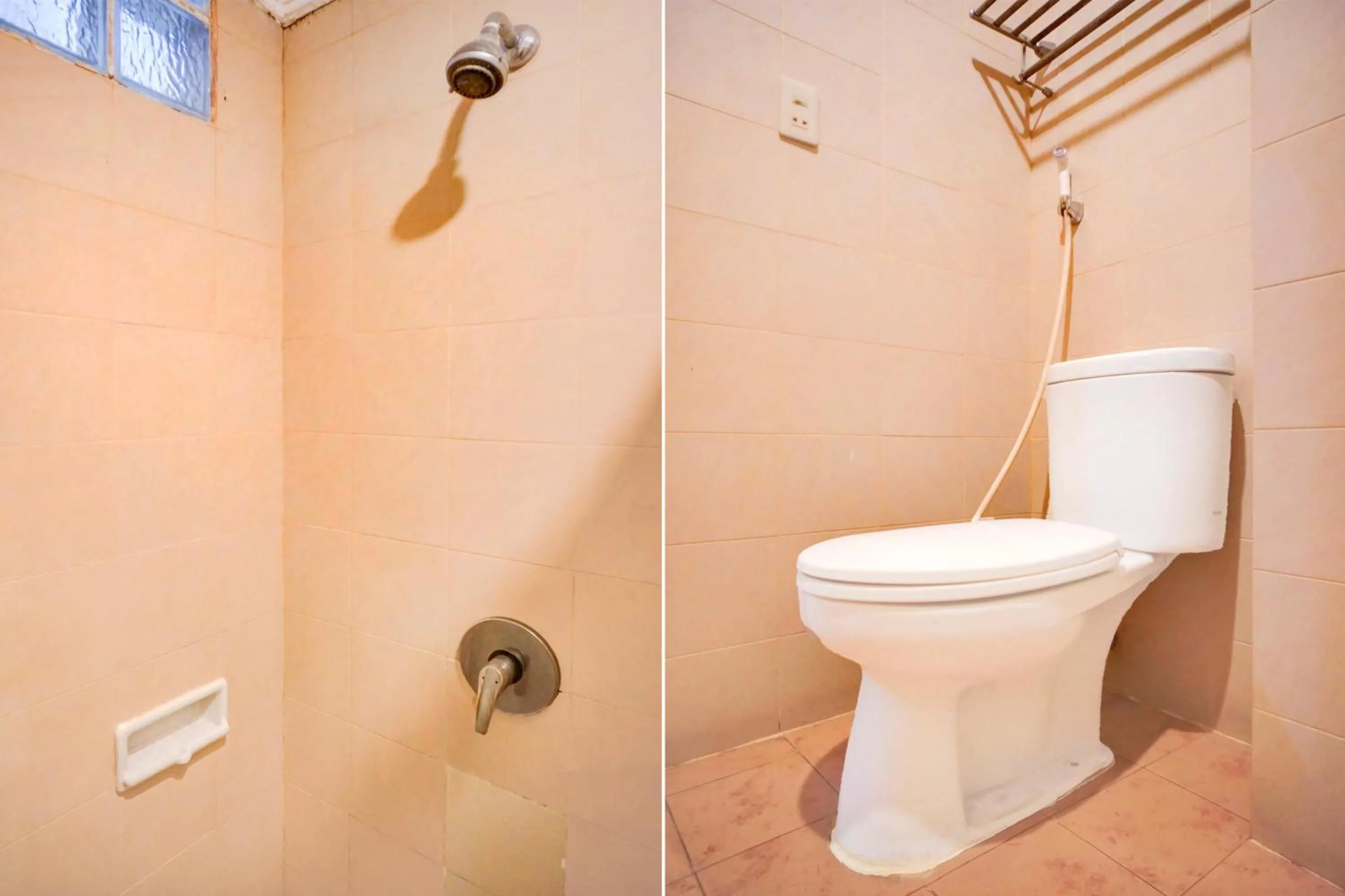 Bathroom in Collection O Peunayong Near Masjid Raya Baiturrahman Formerly Siwah Hotel