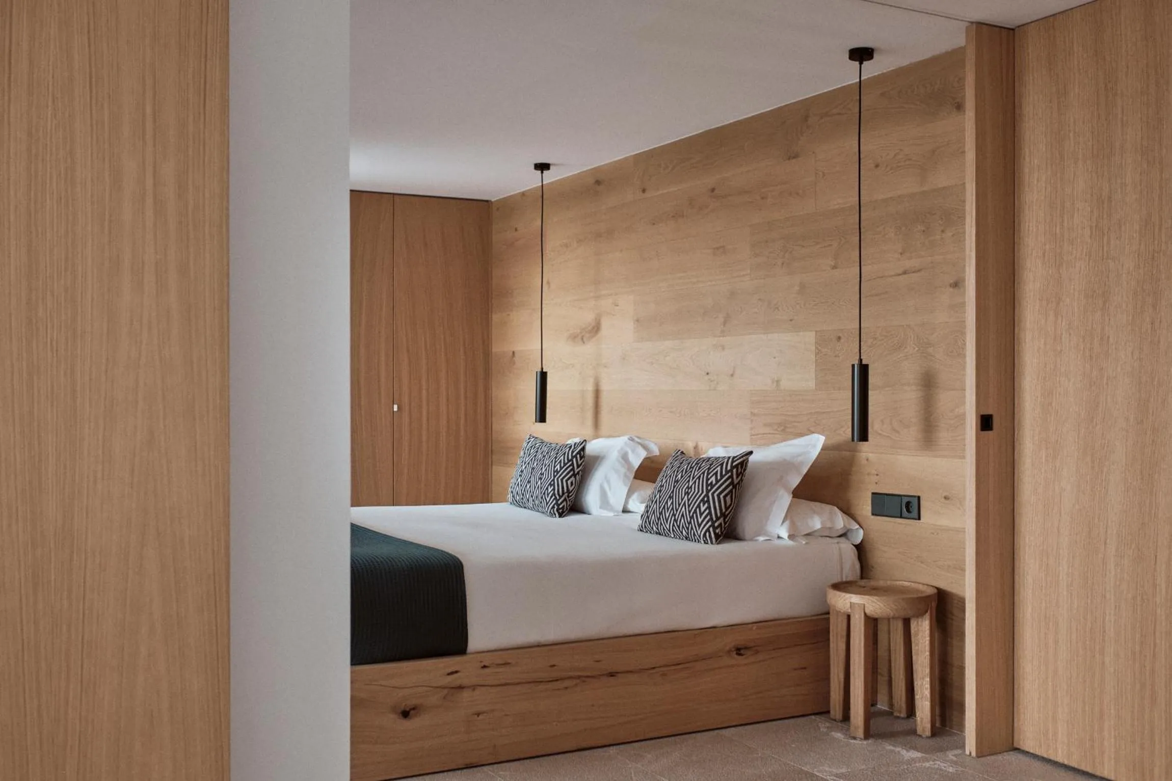 Bed in Las Gaviotas Suites Hotel & Spa