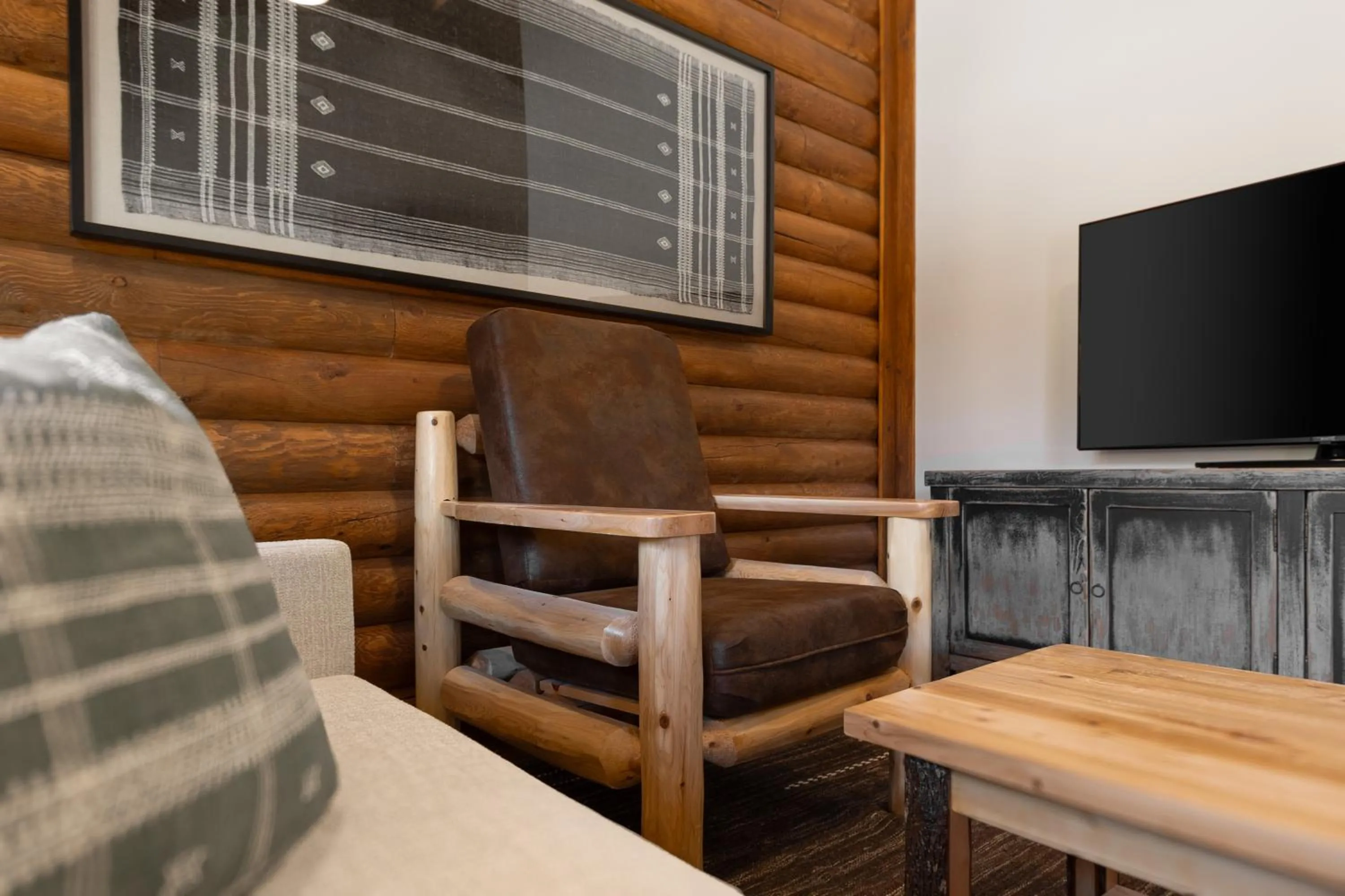 Living room in The Timber at Holly Branch