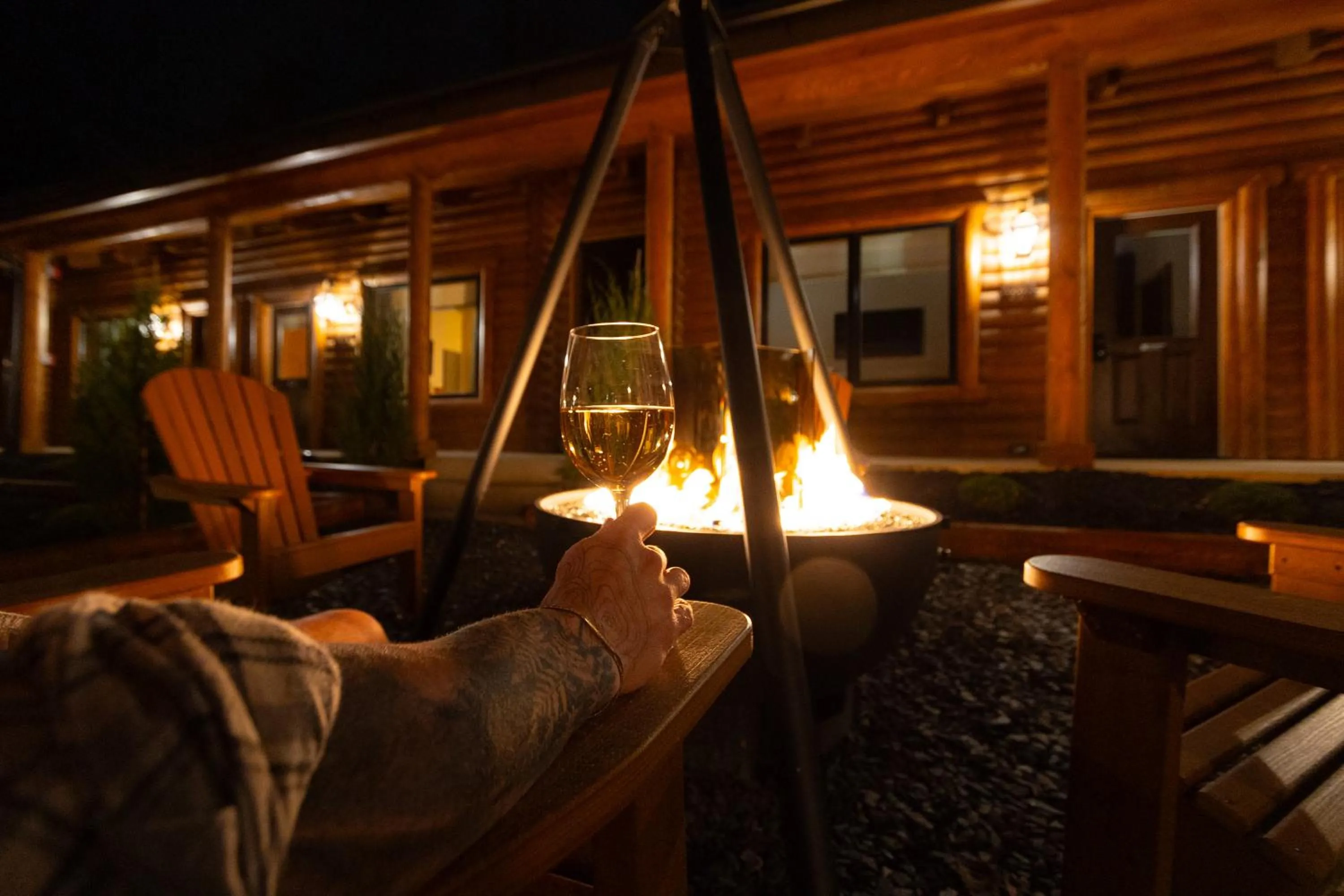 Night in The Timber at Holly Branch