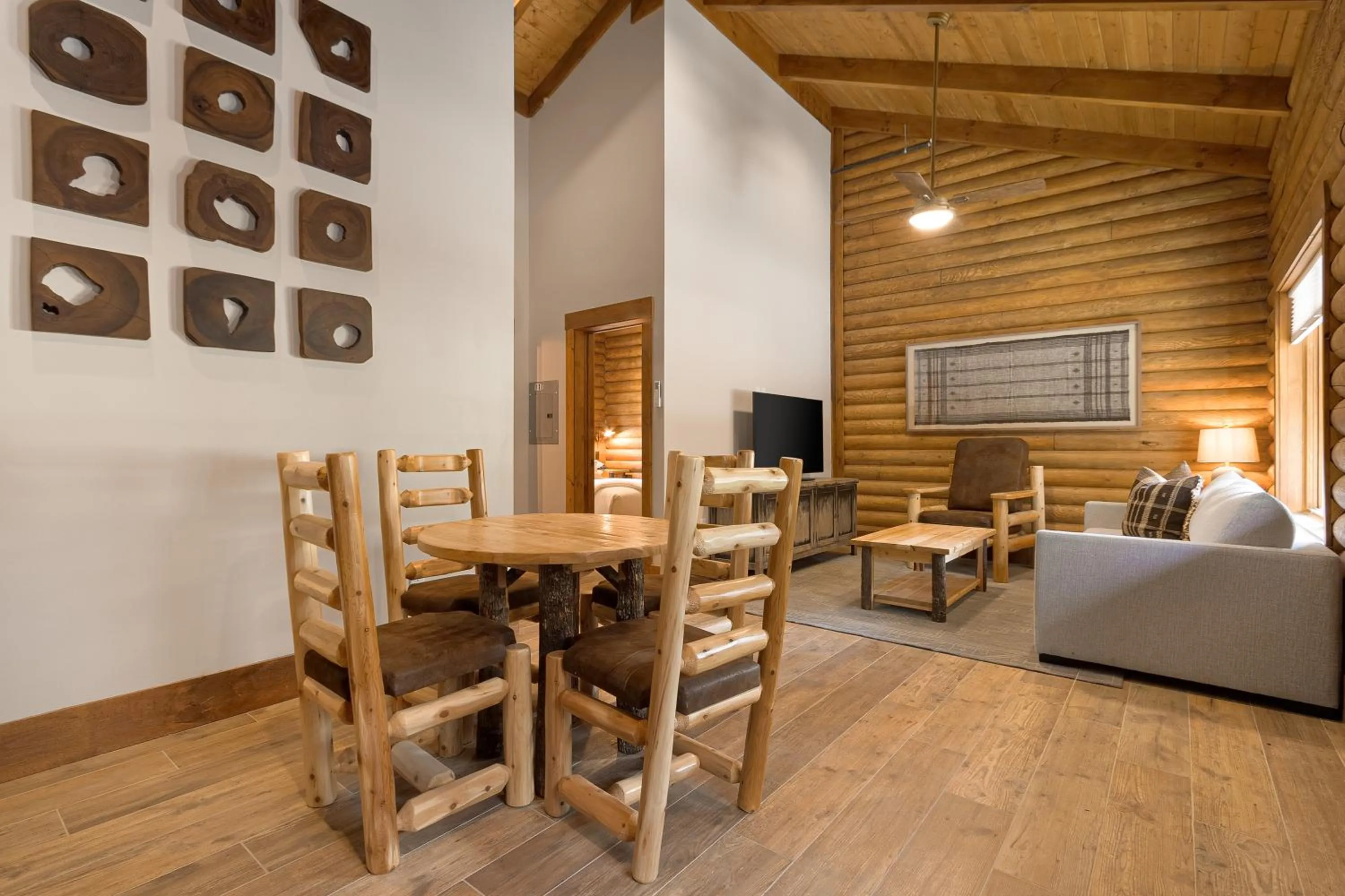 Living room in The Timber at Holly Branch
