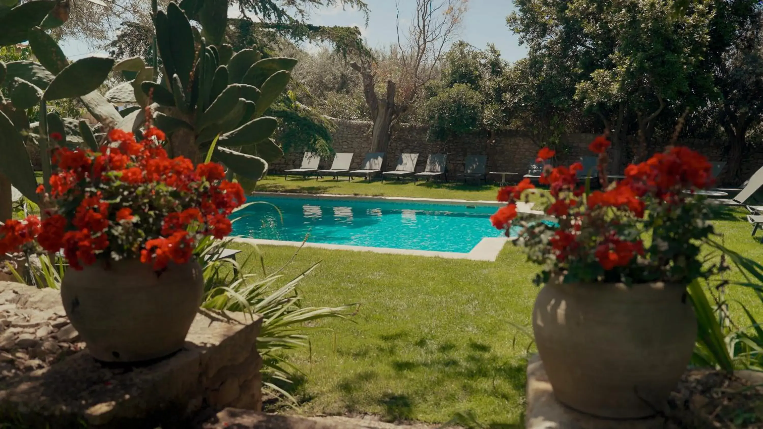 Swimming pool in Eremo Della Giubiliana Swimming pool in Eremo Della Giubiliana