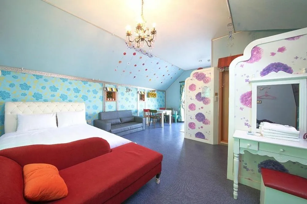 Bed in Gangneung Maison de Rose