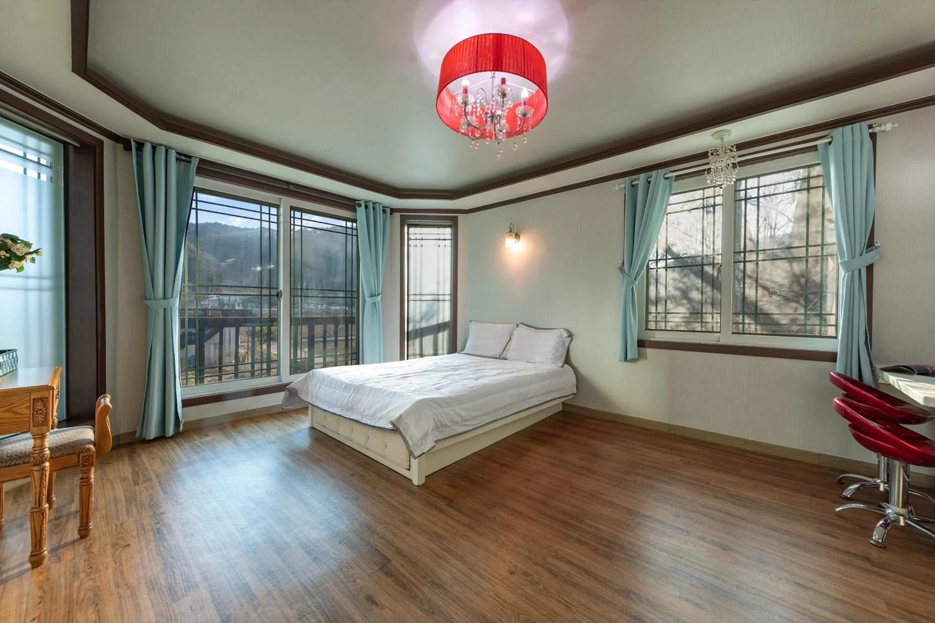 Bed in Hongcheon Vivaldi Castle