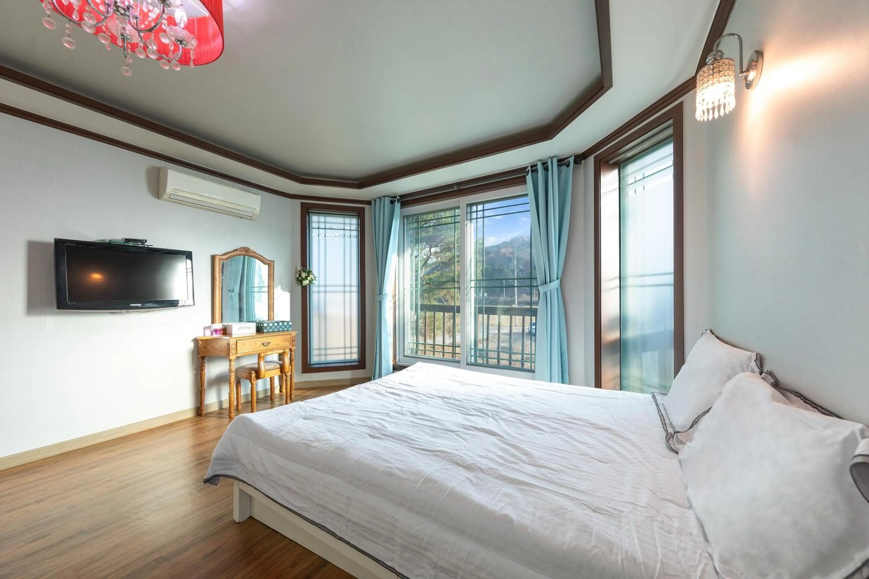 Bed in Hongcheon Vivaldi Castle