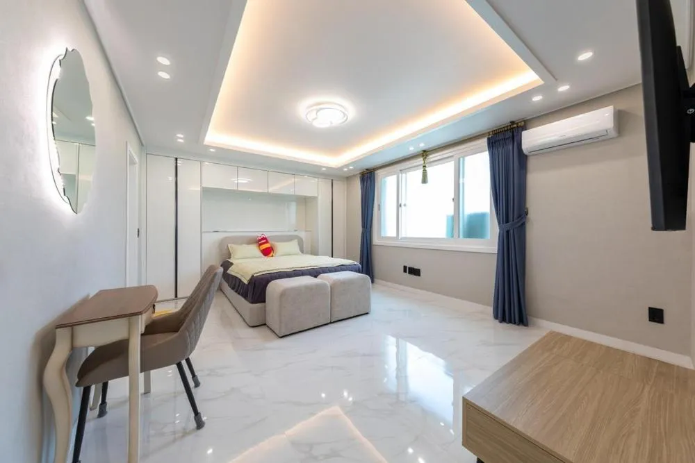 Bed in Gangneung Hanbit Stay