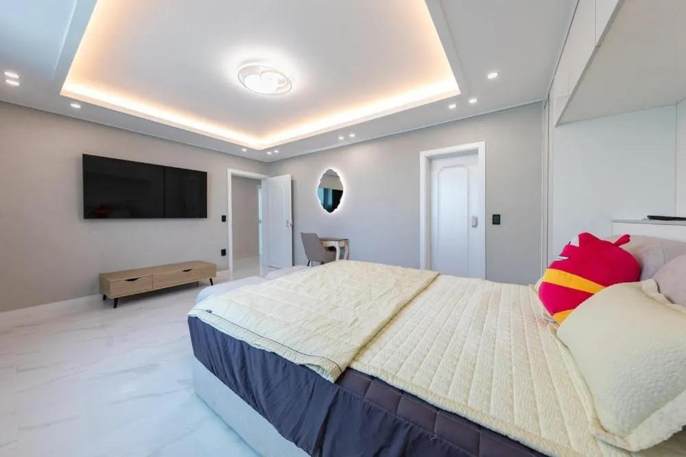 Bed in Gangneung Hanbit Stay